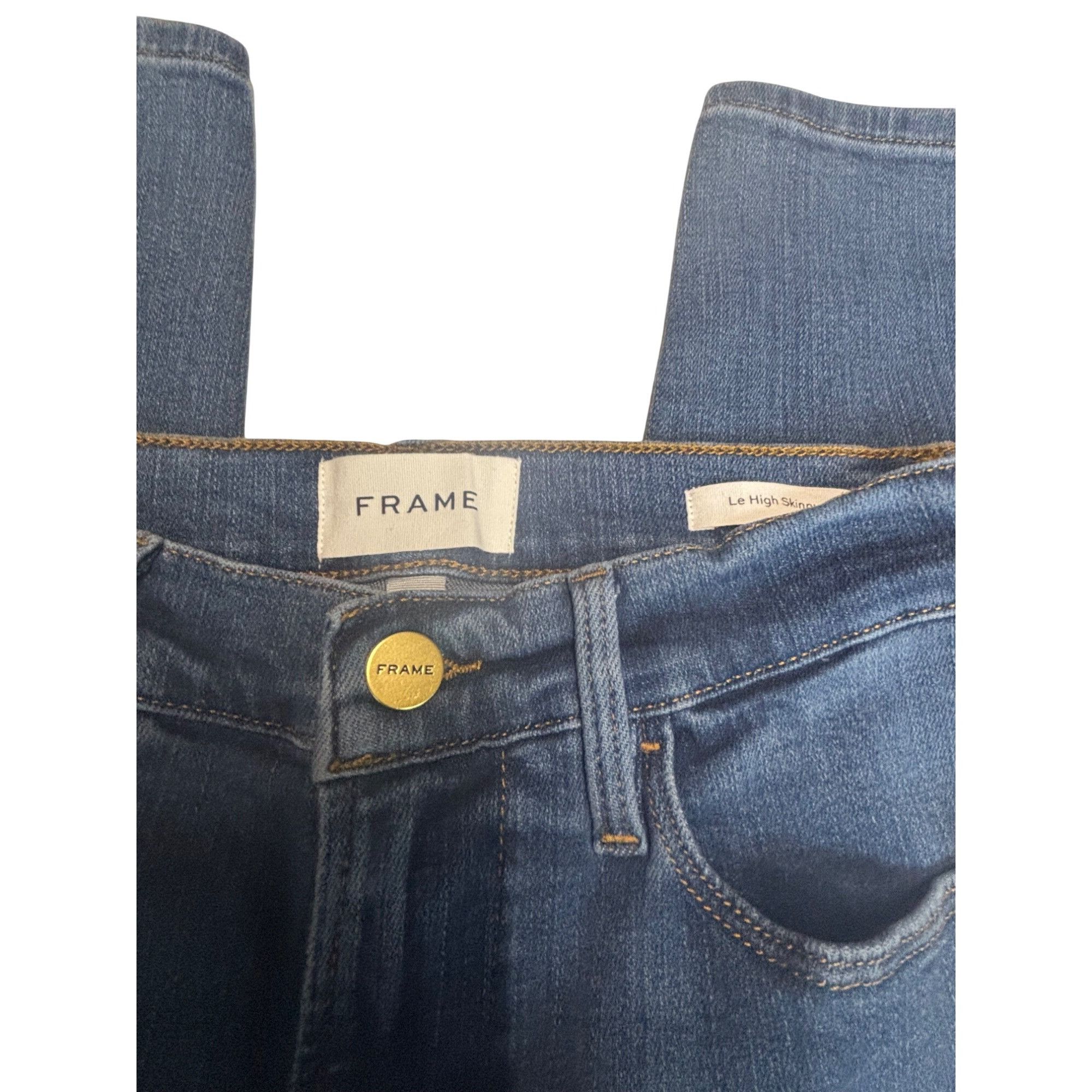 Frame FRAME Le High Skinny Jeans in Dublin Wash, Size 26 Size 26" / US 2 / IT 38 - 14 Thumbnail