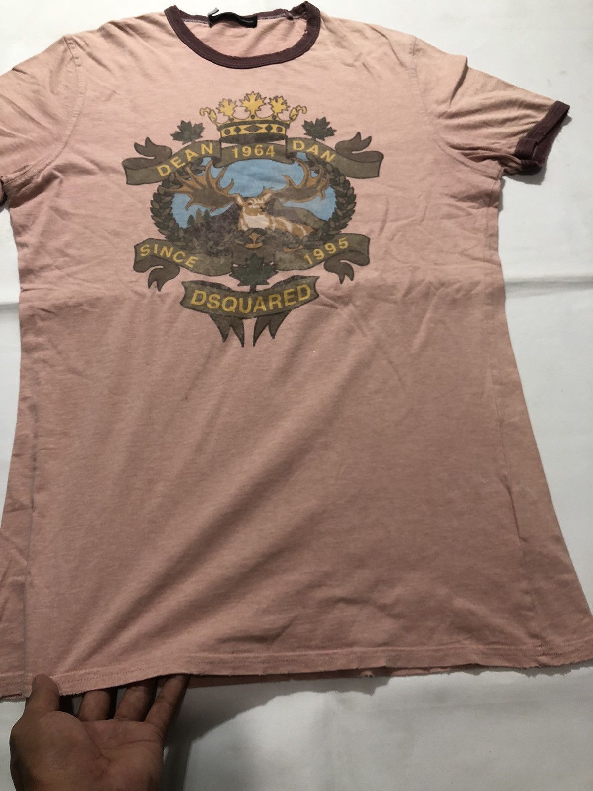 Dsquared2 Vintage Dsquared2 Big Logo T-shirt Tee Size US L / EU 52-54 / 3 - 2 Thumbnail