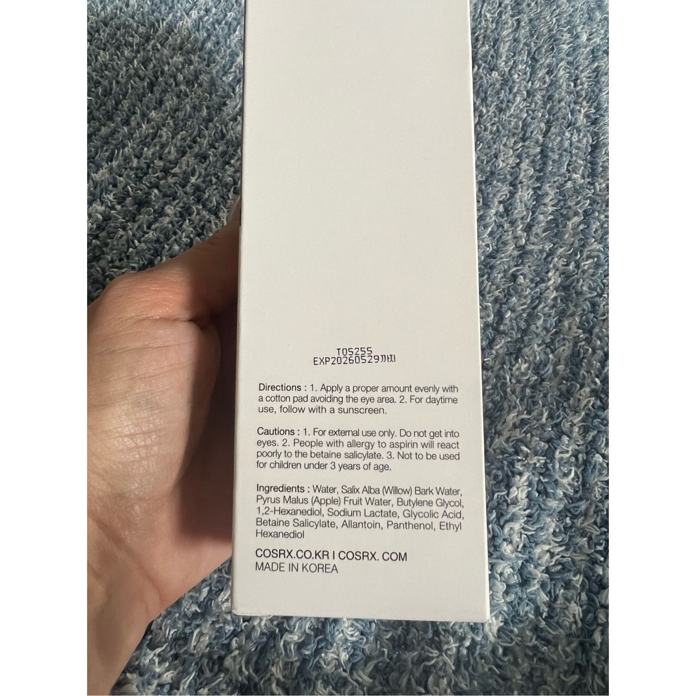 Other Cosrx AHA/BHA Clarifying Treatment Toner 280 ml Size ONE SIZE - 2 Thumbnail