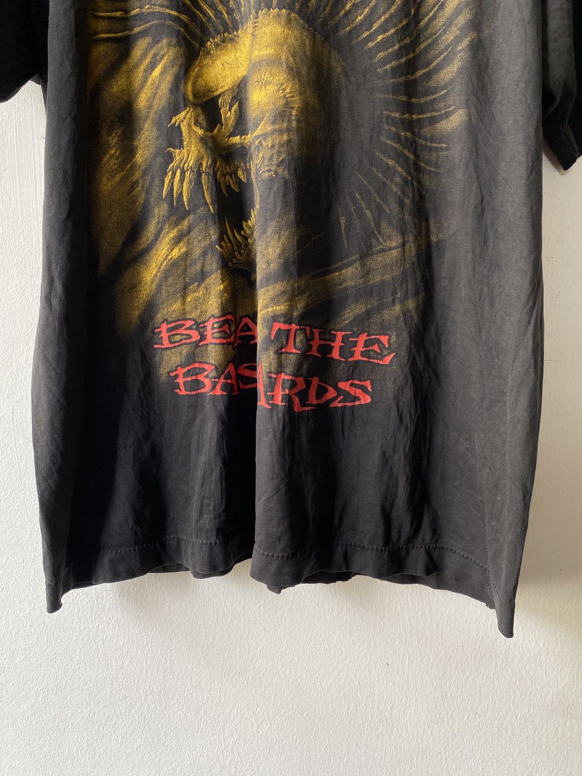Band Tees Vintage The Exploited Beat The Bastard Distressed Tee Size US L / EU 52-54 / 3 - 4 Thumbnail