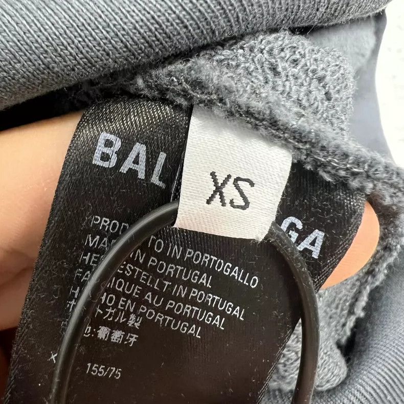 Balenciaga Balenciaga Gray Embroidered Coke Logo Hoodie Size US XS / EU 42 / 0 - 4 Thumbnail