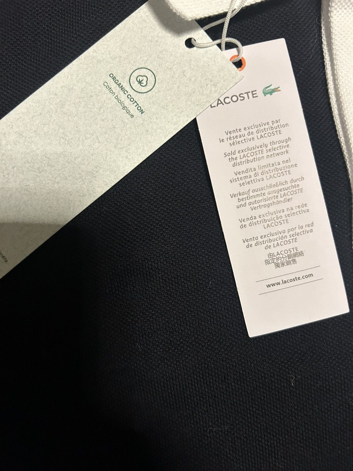 Lacoste Lacoste Polo Shirt - Men’s M - Black//White Collar Size US M / EU 48-50 / 2 - 5 Thumbnail
