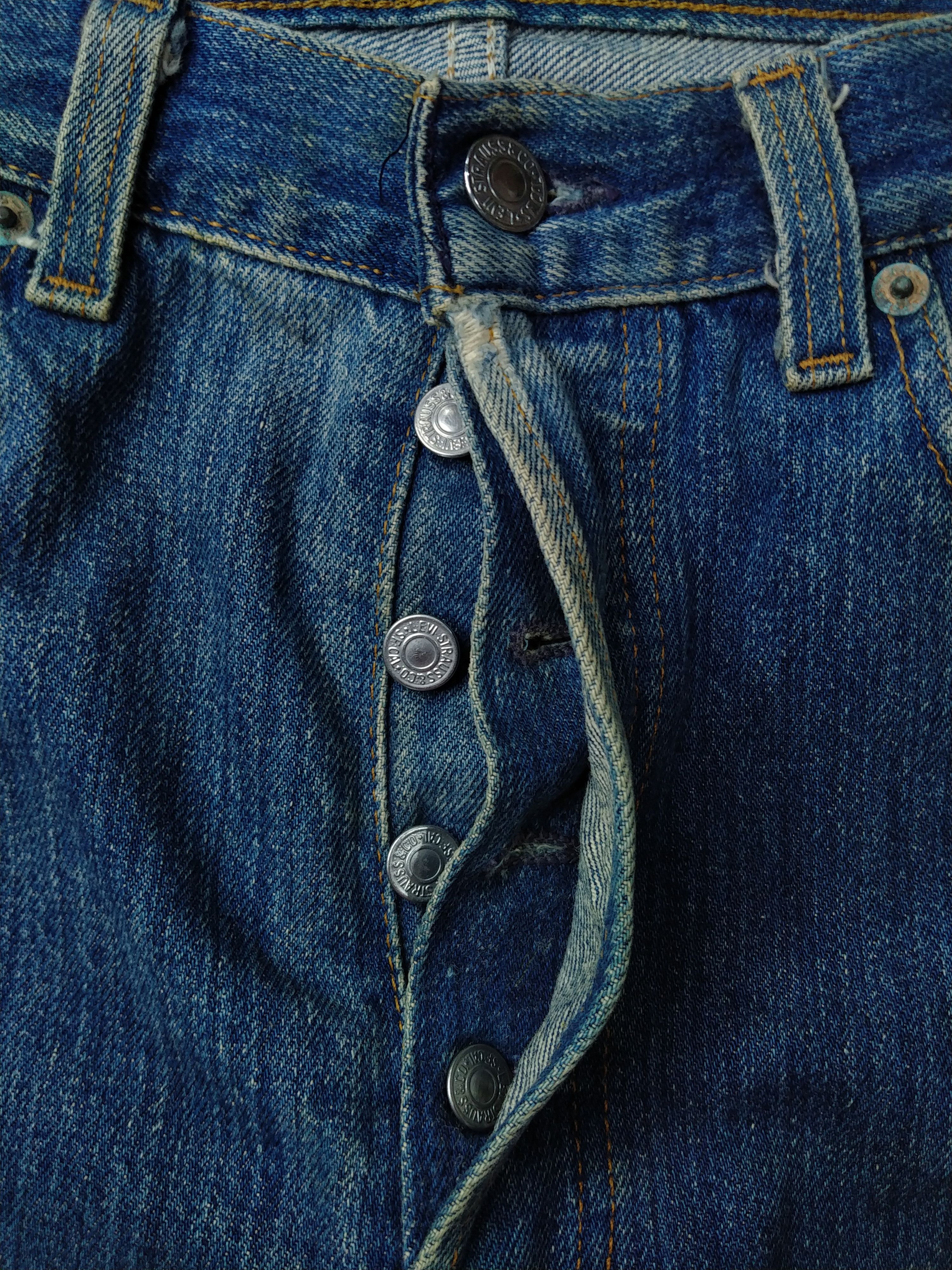 Levi's 90s Blue Wash Vintage Levi's 501 USA Denim 30x28.5 -JN815 Size US 30 / EU 46 - 6 Thumbnail