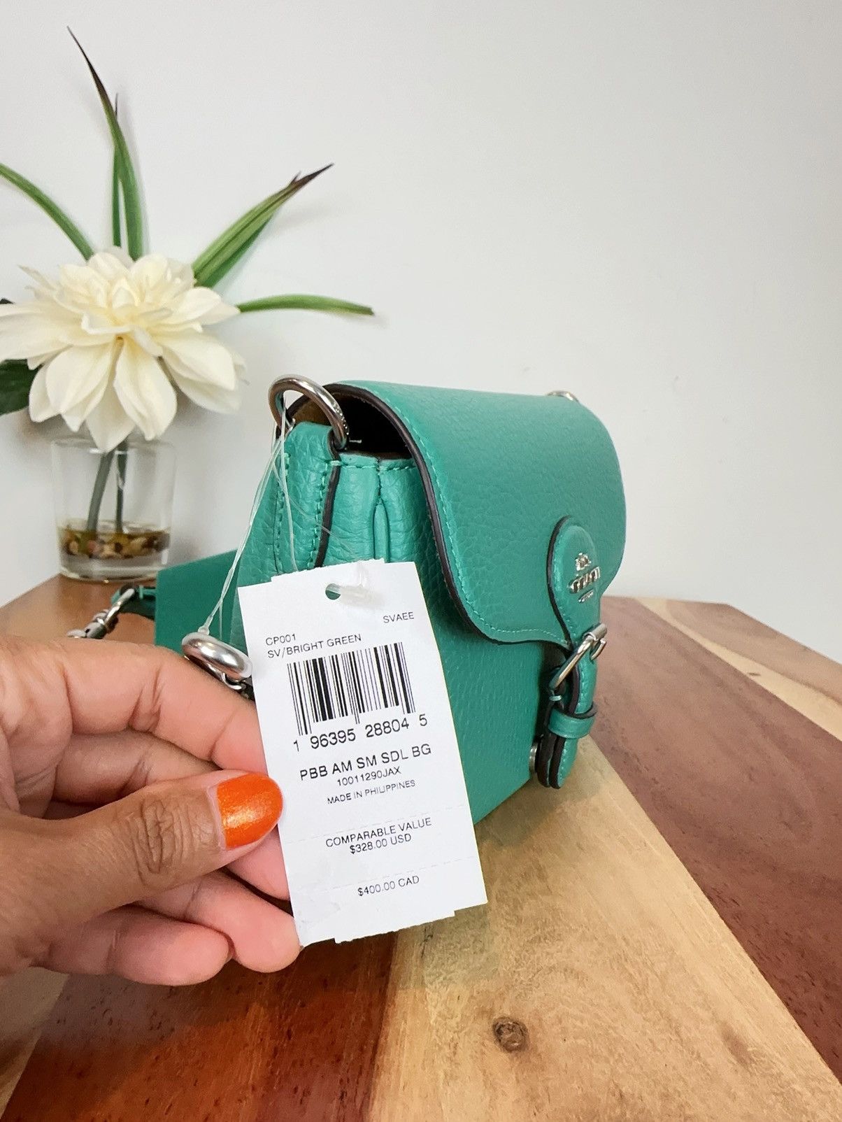 Coach NWT Coach Amelia Small Saddle Bag Size ONE SIZE - 5 Thumbnail