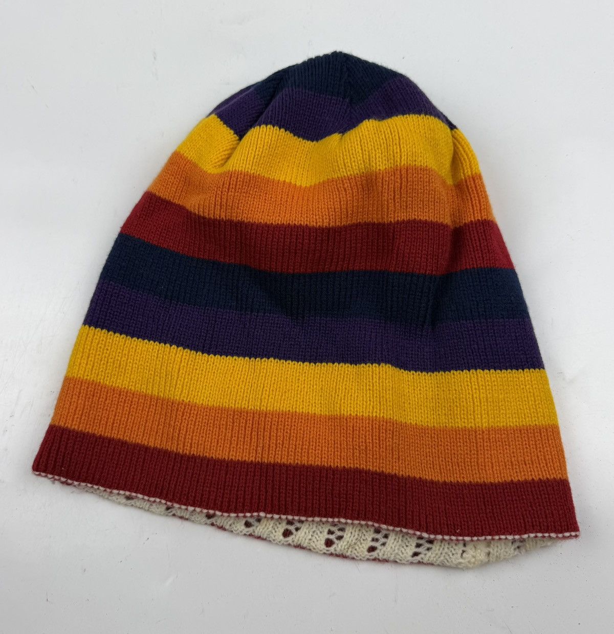 Japanese Brand multicolor beanie hat tc45 Size ONE SIZE - 2 Thumbnail