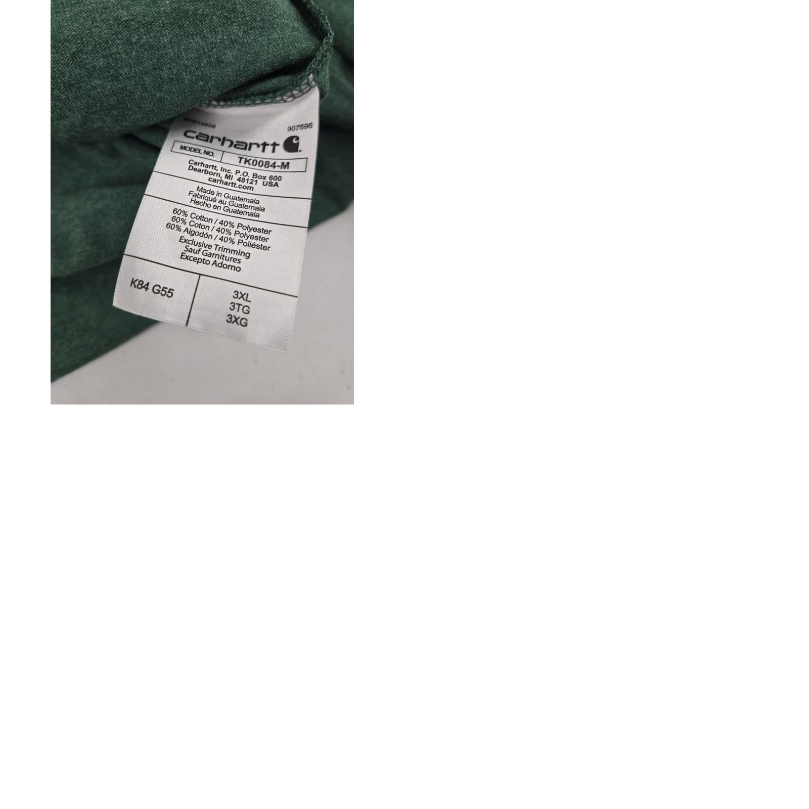 Carhartt VINTAGE Carhartt Heavyweight Pocket Henley Green T Shirt Mens 3XL K84 G55 3 Button Size US XXL / EU 58 / 5 - 9 Thumbnail