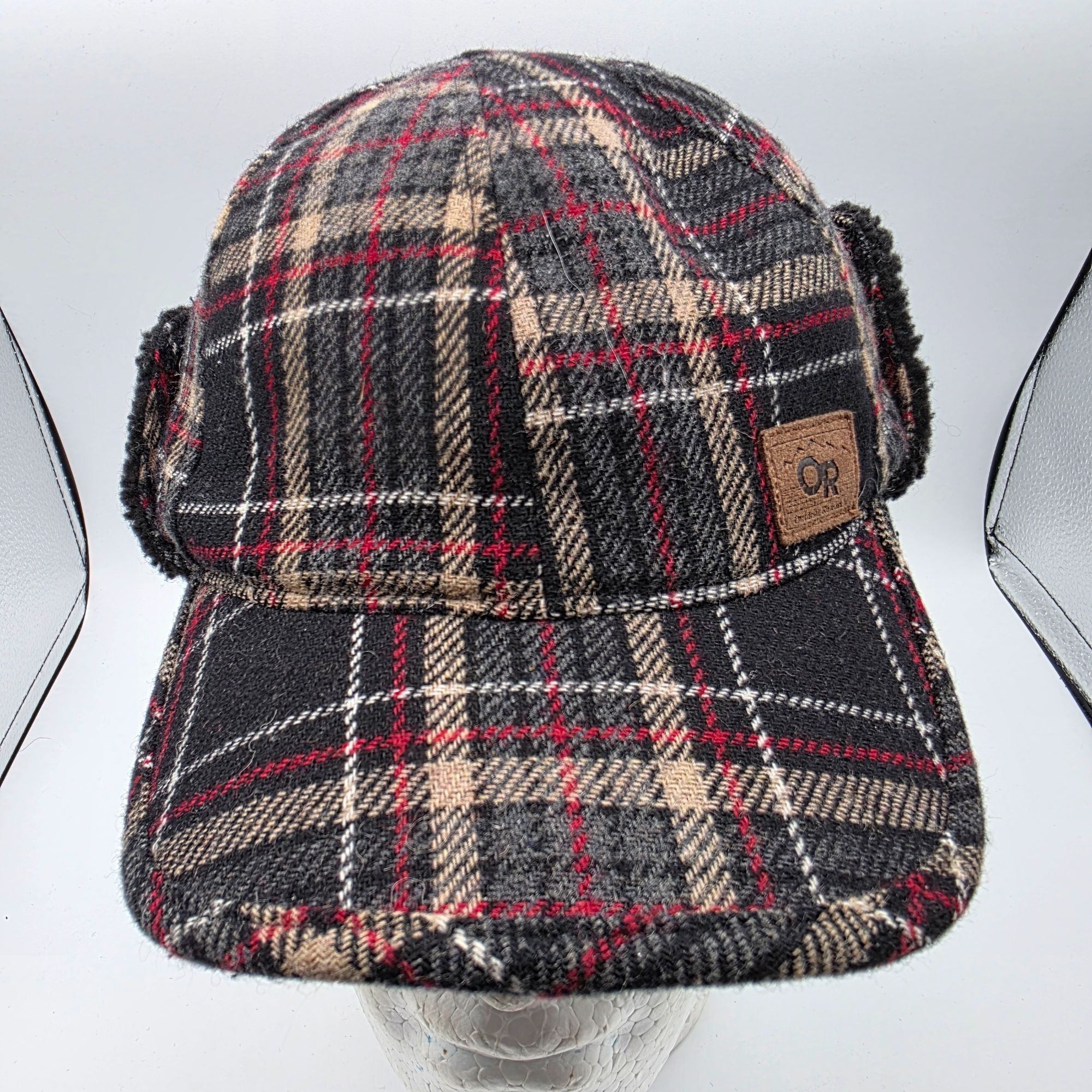 Outdoor Research Outdoor Research Adults L/XL Plaid Ear Flap Hat Winter Warm Size ONE SIZE - 1 Thumbnail