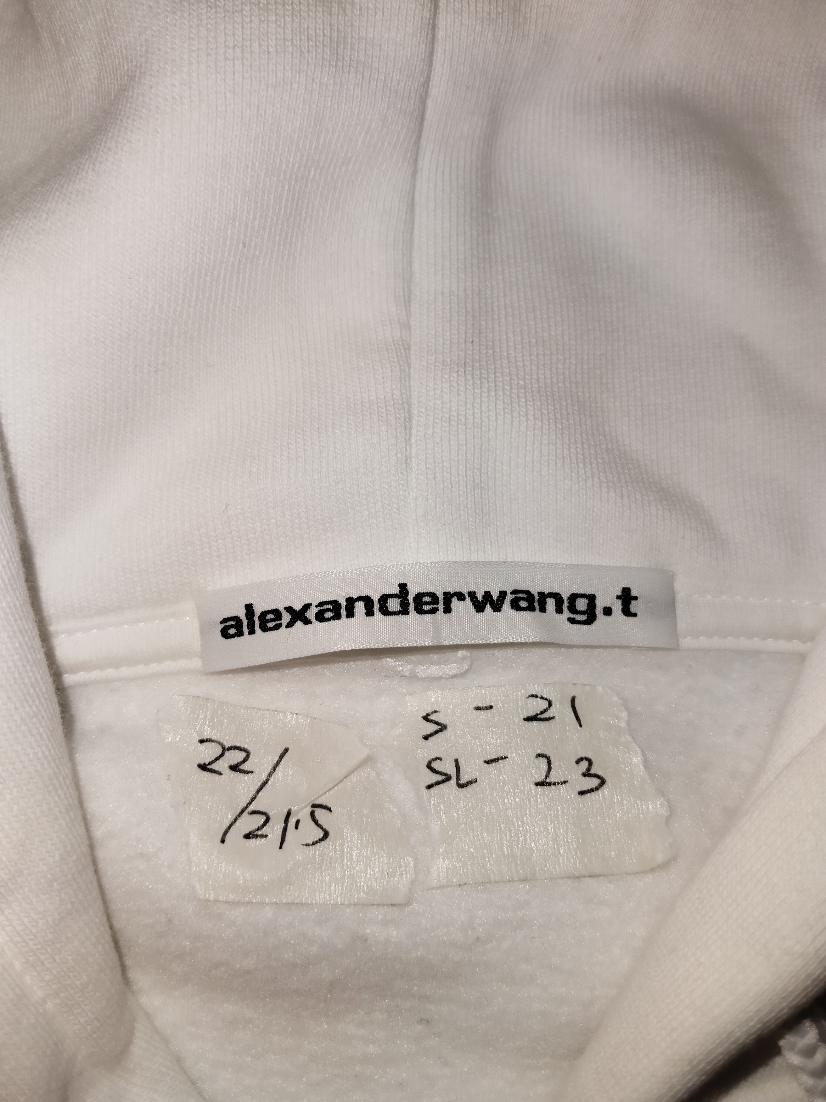 Alexander Wang ALEXANDER WANG Crop Hoodie Size US L / EU 52-54 / 3 - 3 Thumbnail