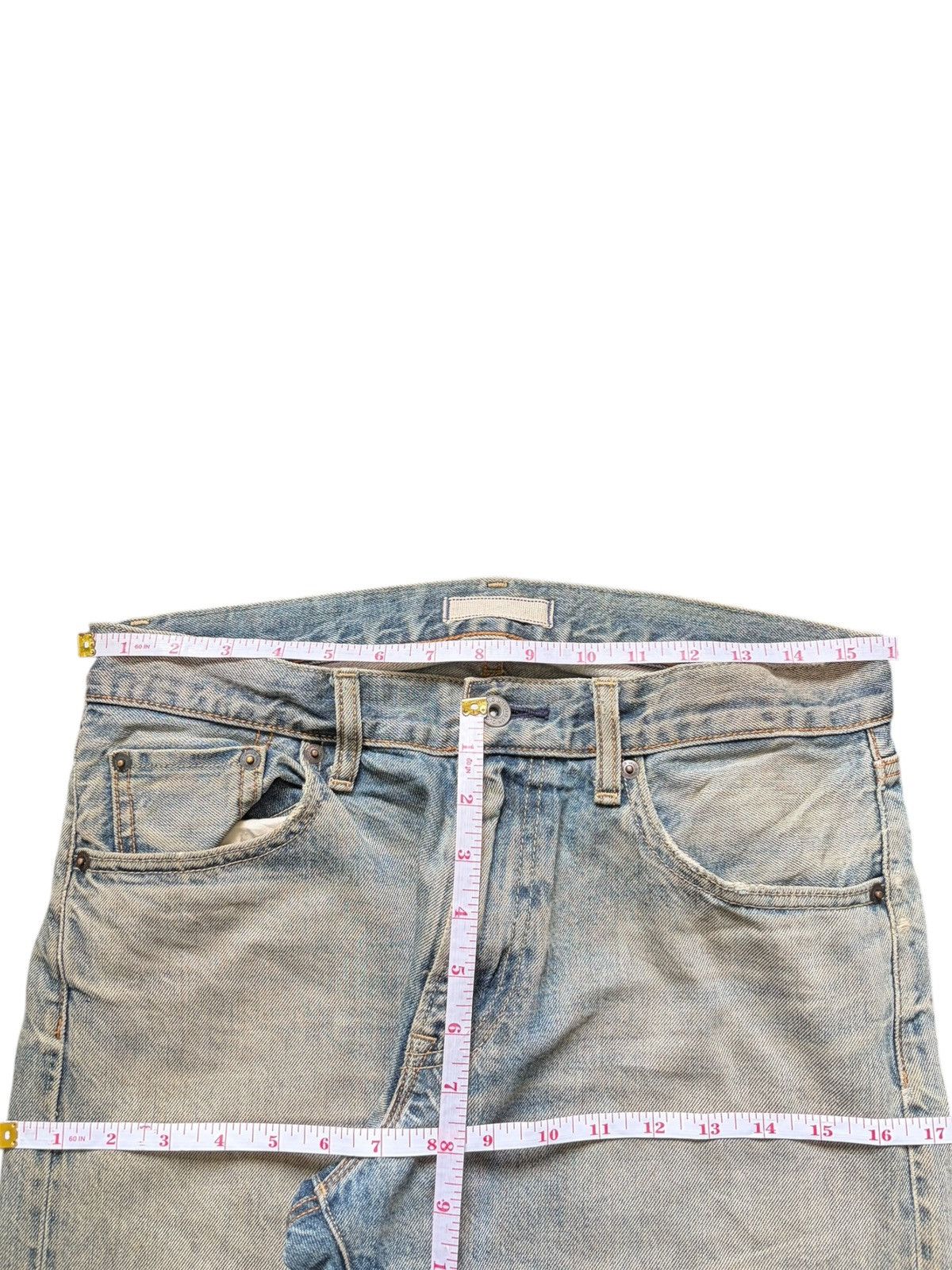 Uniqlo Vintage Uniqlo Selvedge Mud Wash Distressed Jeans Size US 31 - 6 Thumbnail
