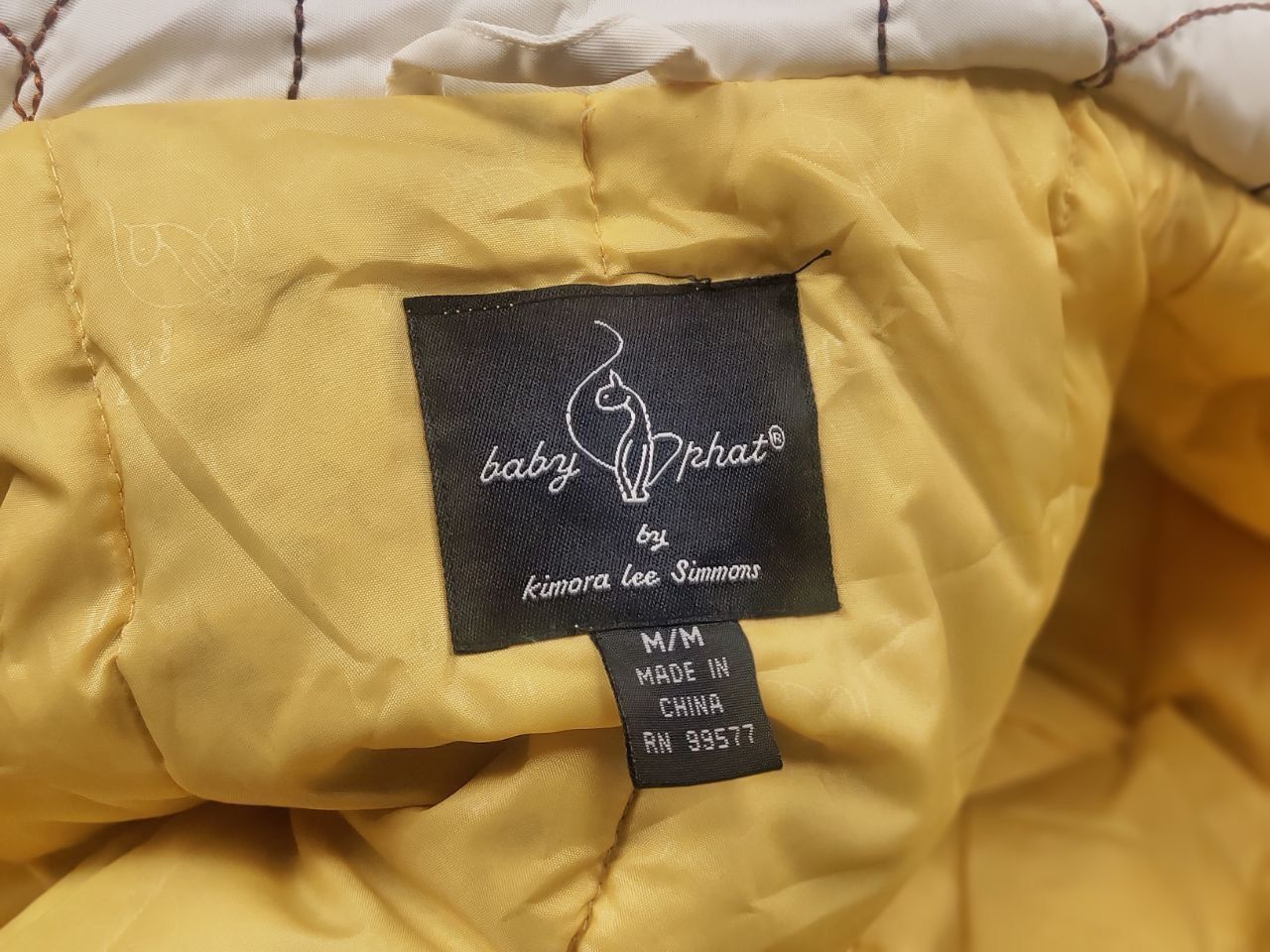 If Six Was Nine Rare Vintage Y2K Baby Phat Fur Jacket Ribbed LGB Grunge Size M / US 6-8 / IT 42-44 - 20 Thumbnail