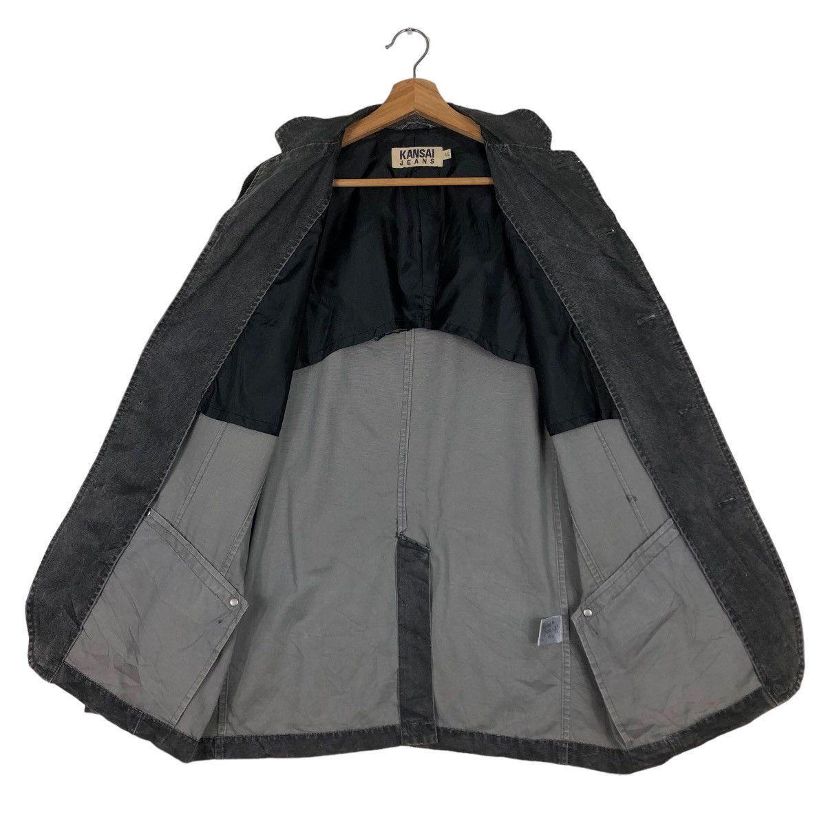 Japanese Brand 🔥90’s Vintage Chore Jacket Worker Kansai Japan Issey Miyake Size US L / EU 52-54 / 3 - 11 Thumbnail