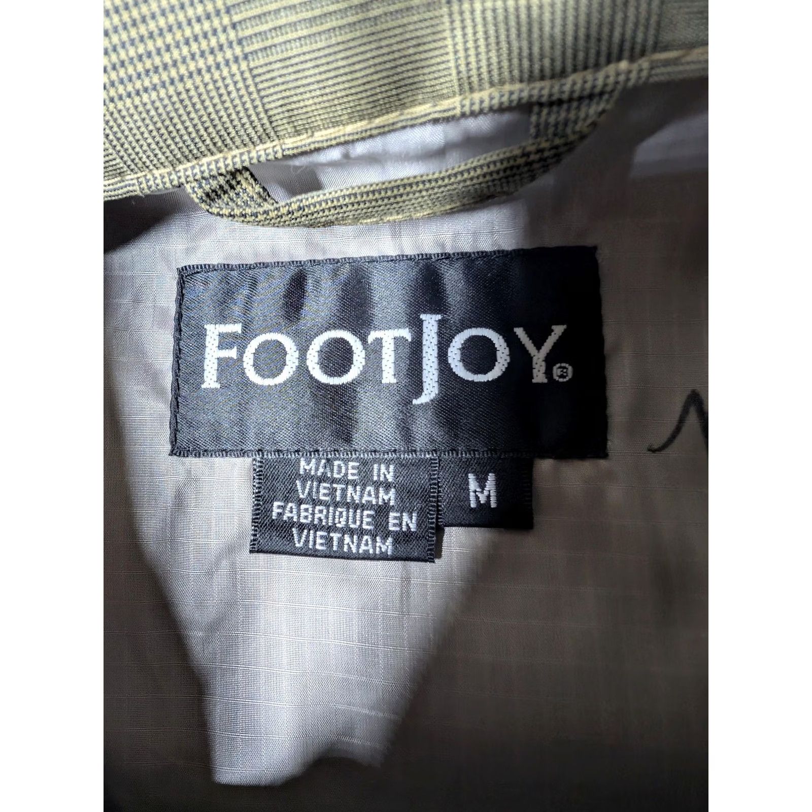 Footjoy FootJoy Windbreaker Jacket Mens Medium Green Plaid Pullover Golf Windbreaker Devils Ridge Size US M / EU 48-50 / 2 - 6 Thumbnail