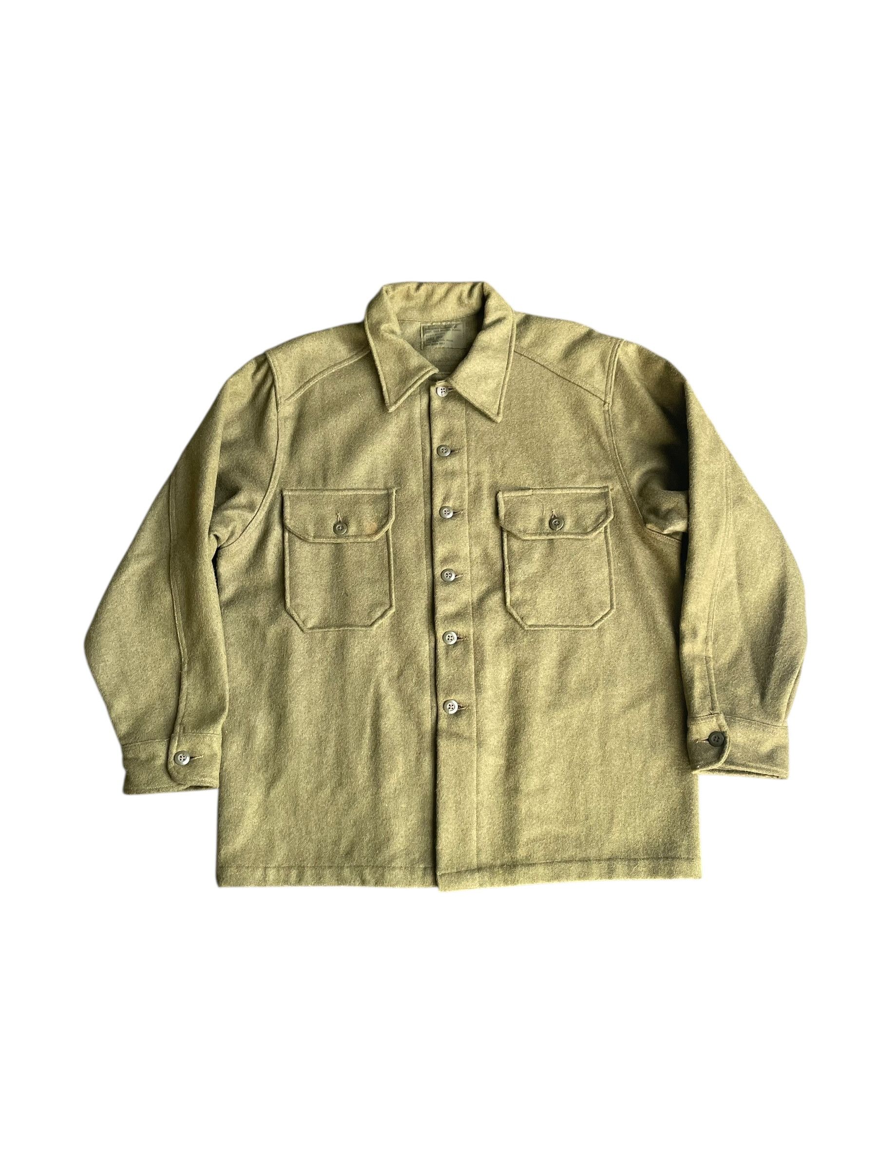 Other Vintage USMC Wool Shirt Size US L / EU 52-54 / 3 - 1 Thumbnail