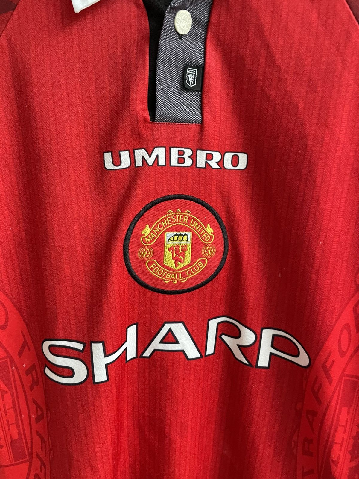 Umbro Manchester United 1996 1997 1998 Footbal Shirt Soccer Jersey Size US XXS / EU 40 - 4 Thumbnail
