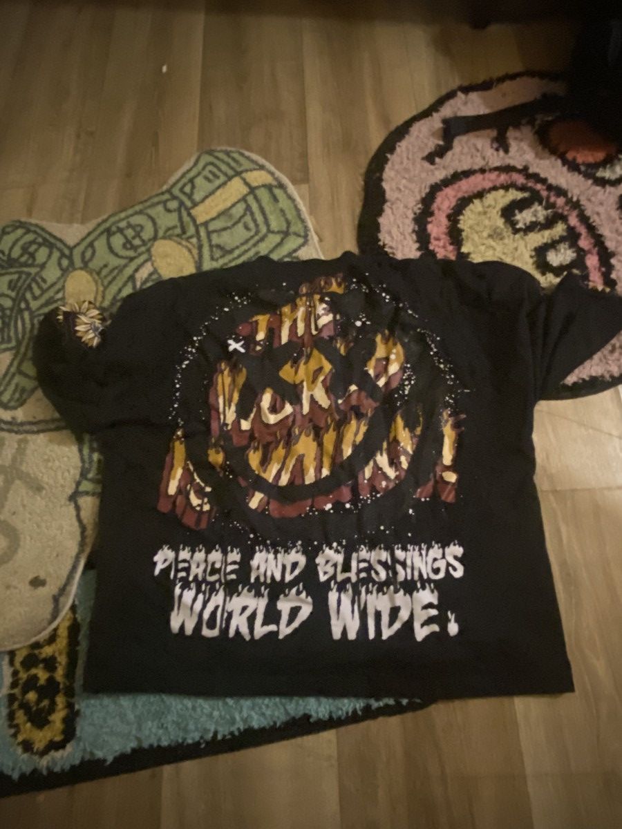 Other Black graphic tee with rhinestones Size US S / EU 44-46 / 1 - 2 Thumbnail