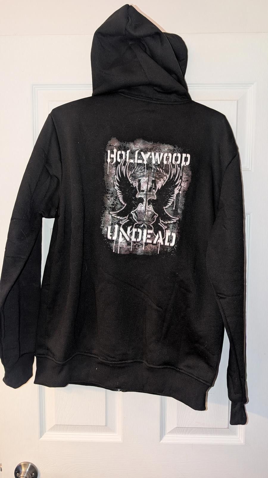 Other Hollywood Undead Zip-Up Hoodie Black XL Official Band Hooded Size US XL / EU 56 / 4 - 3 Thumbnail