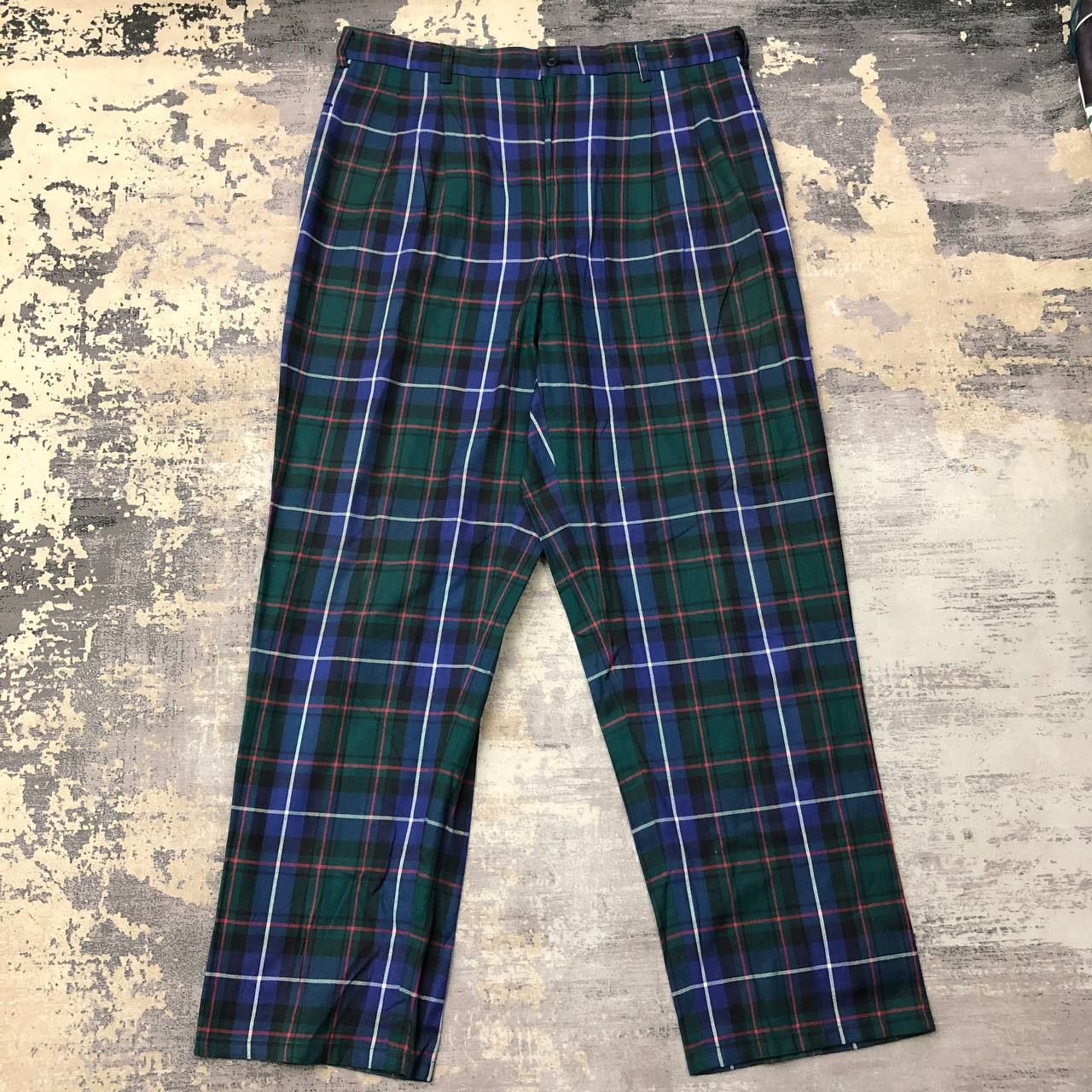 Japanese Brand P575 VTG JAPAN TARTAN GOLF PANTS Size US 36 / EU 52 - 1 Thumbnail