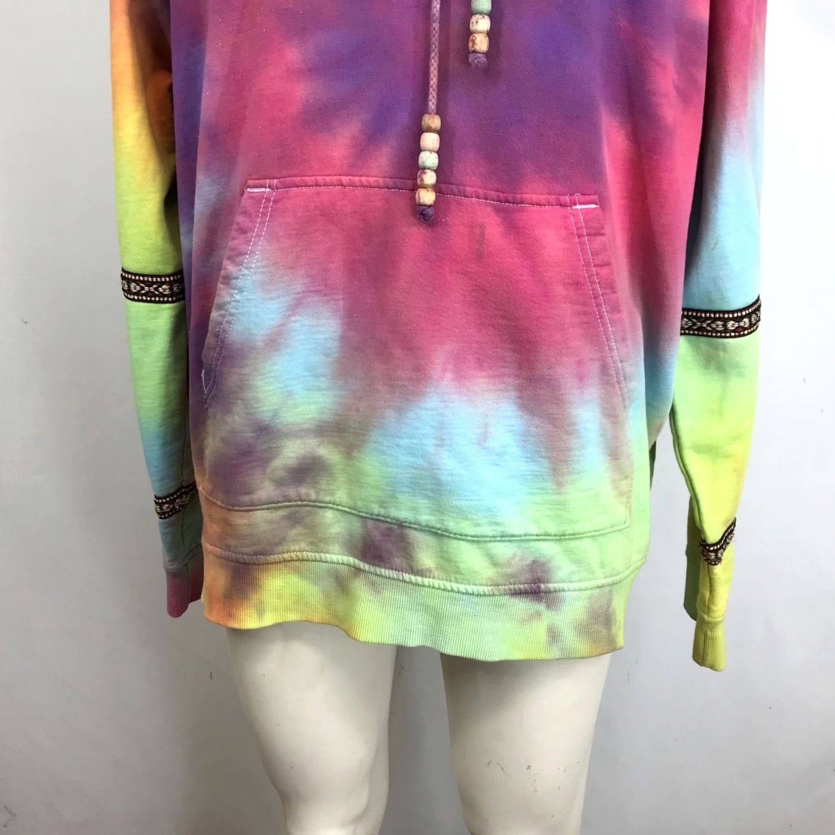 Walls WITHOUT WALLS Hooded Pullover Sweatshirt Mens L Tie Dye Long Sleeve Multicolor Size US L / EU 52-54 / 3 - 3 Thumbnail