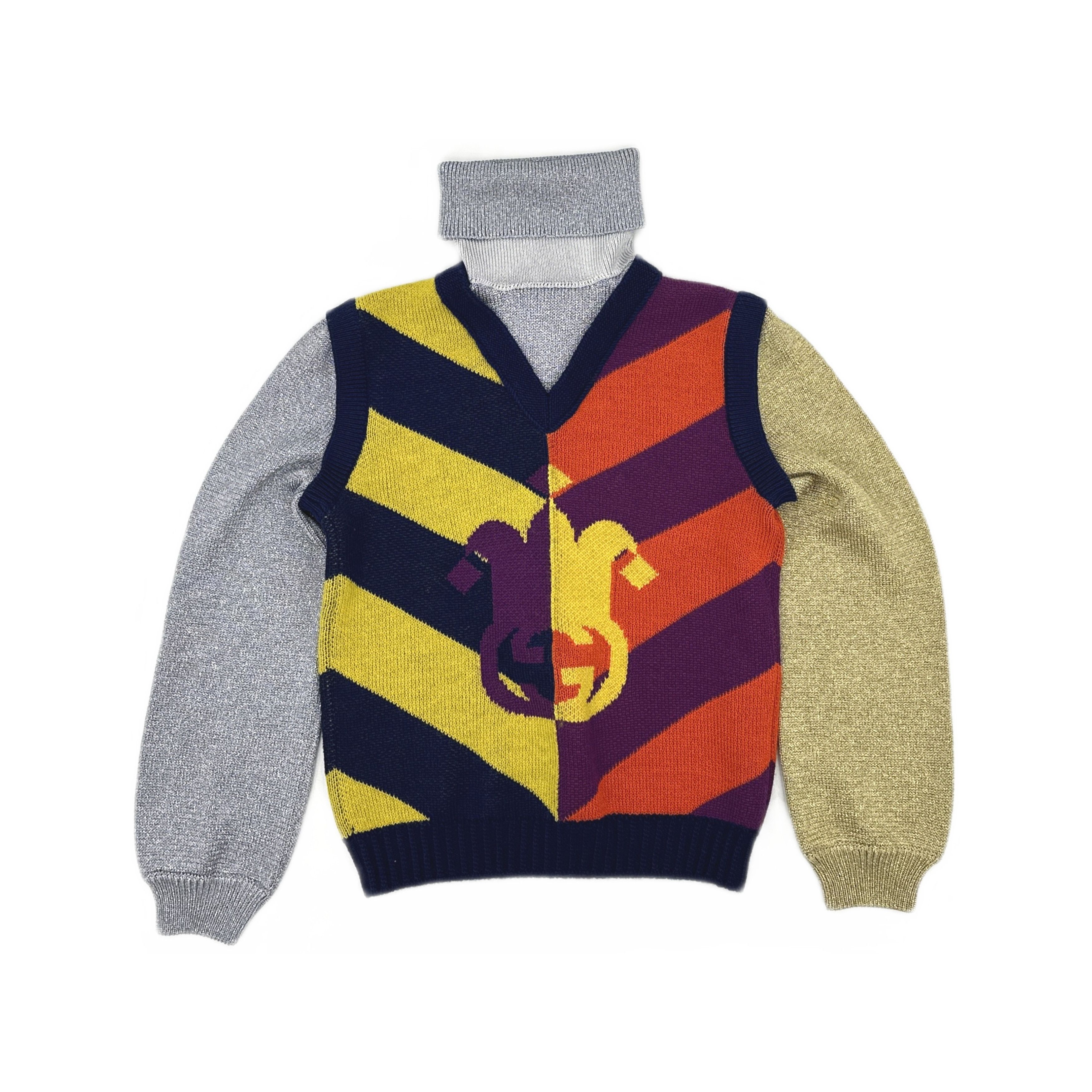 Gucci Gucci Striped Knit Sweater Size XS Size US XS / EU 42 / 0 - 1 Thumbnail