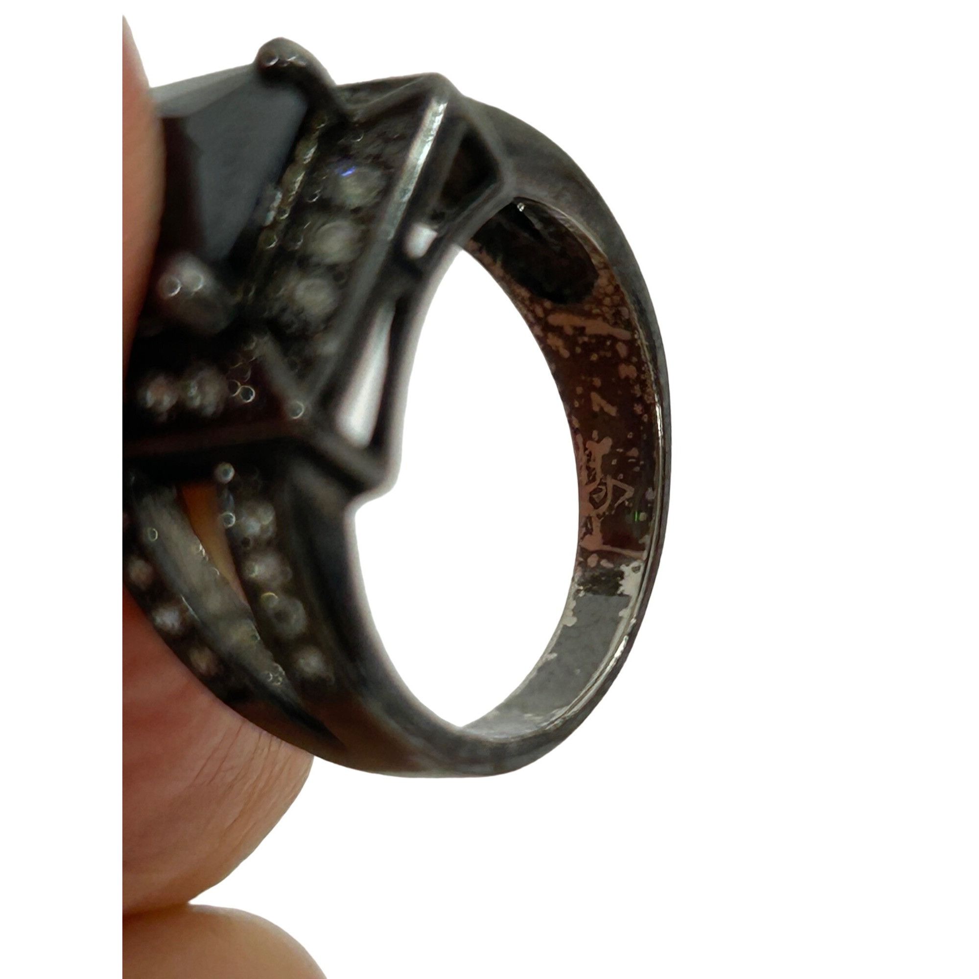 Other Fashion Jewelry Women’s Ring 6 Faux Square Black Princess Cu Size ONE SIZE - 12 Thumbnail