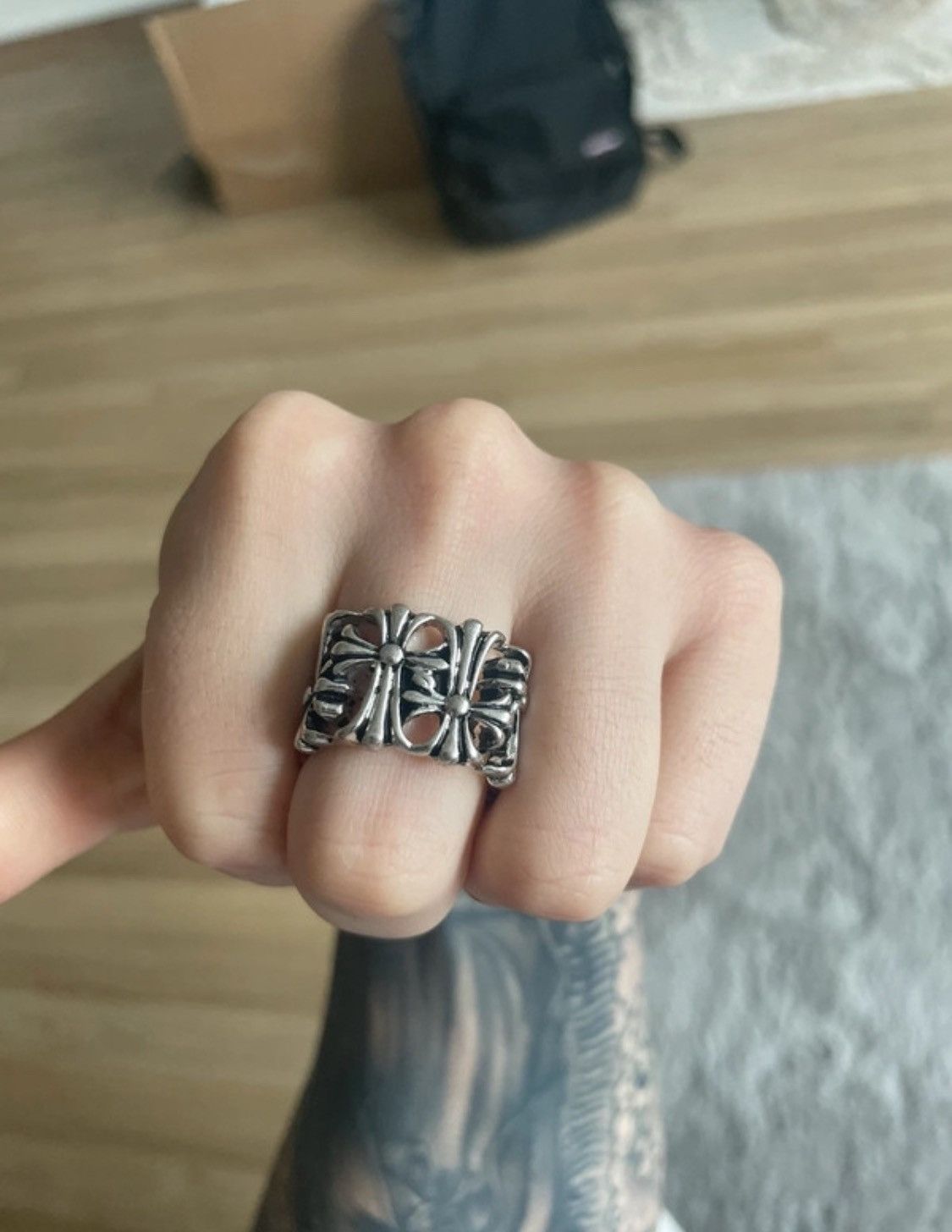 Other Chrome Vintage Ring Size S, M and L Size ONE SIZE - 5 Thumbnail