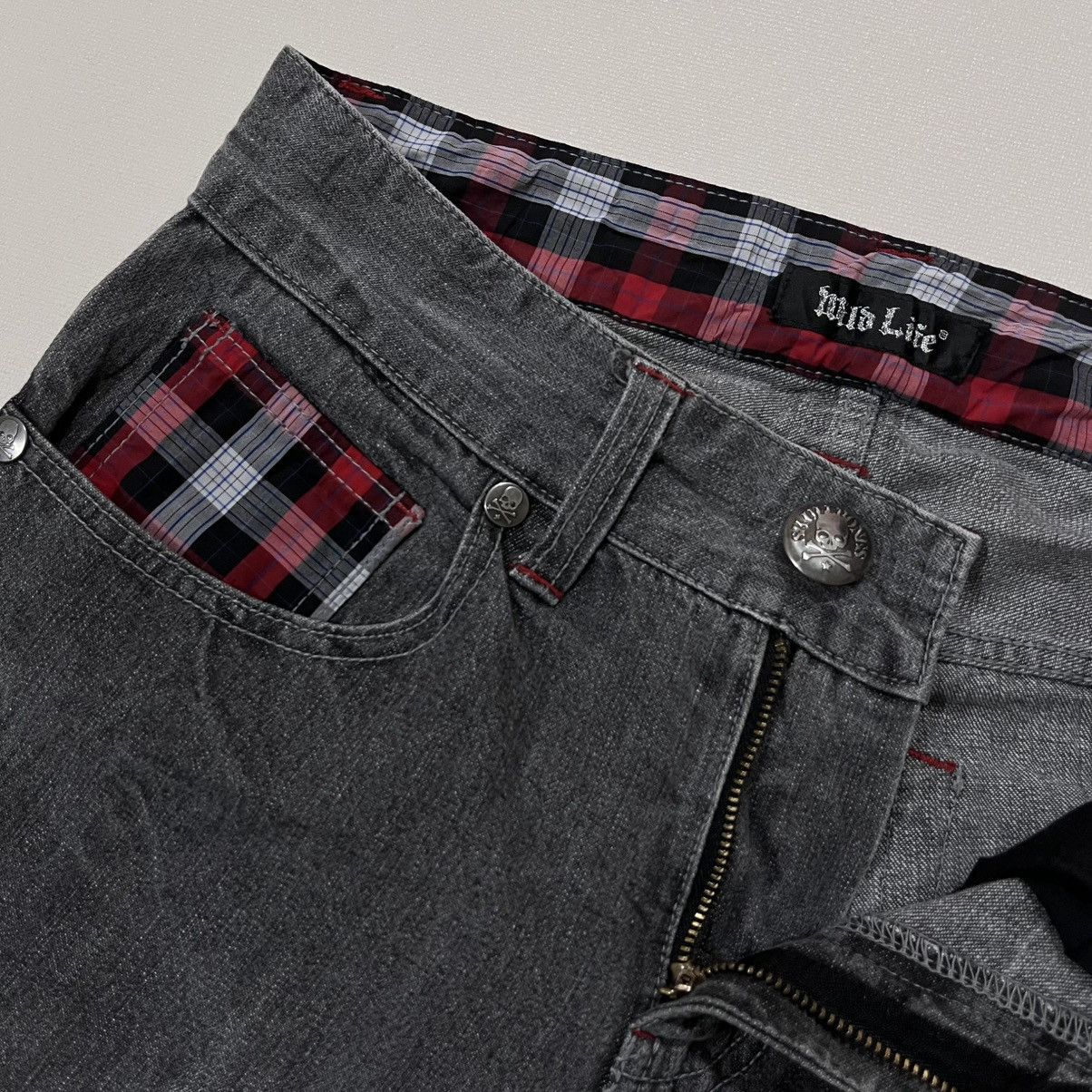 Japanese Brand Black washed❗️Wild life nice design poem pants Size US 30 / EU 46 - 8 Thumbnail