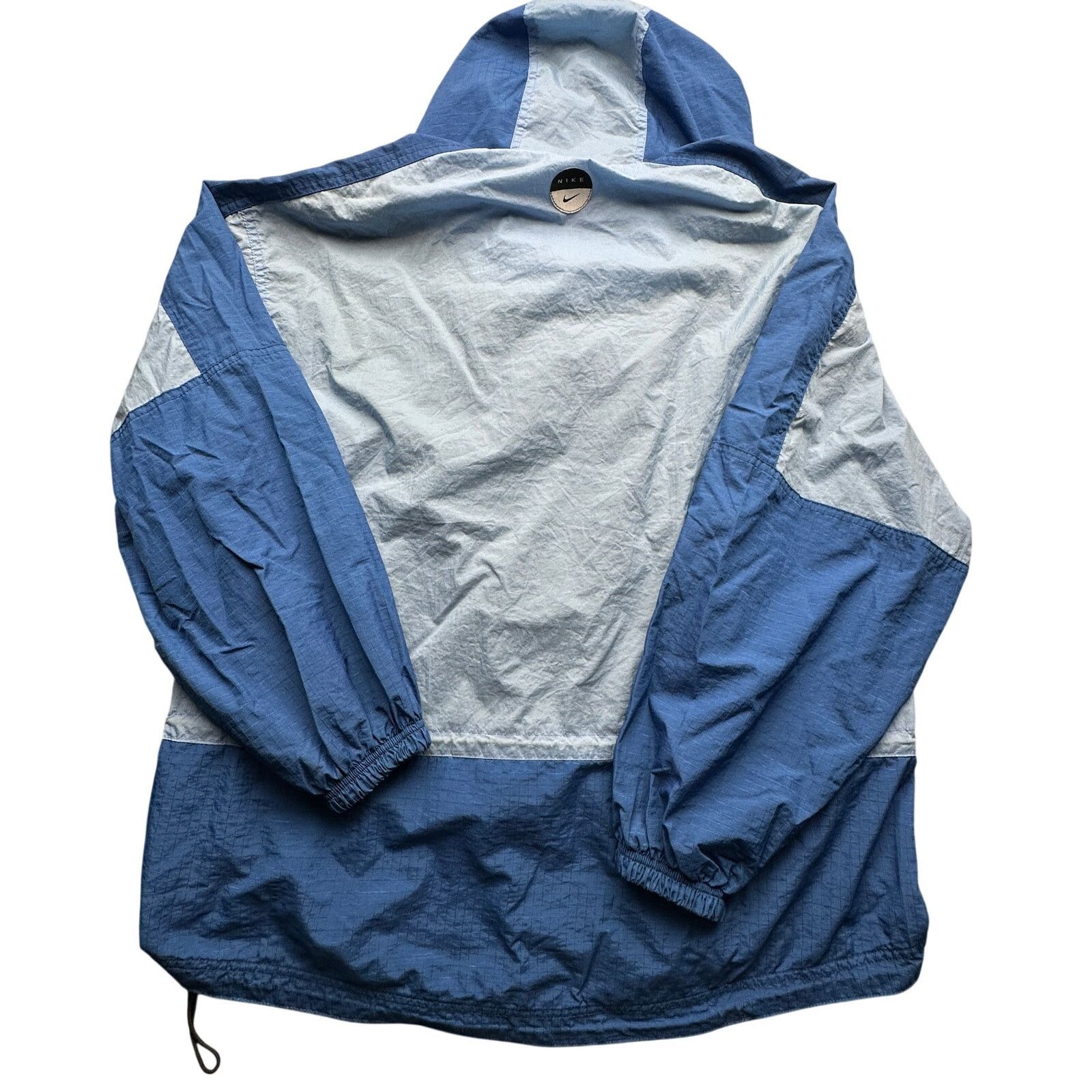 Nike Vintage 90s Nike Ripstop Windbreaker Jacket Women Large Blue Size L / US 10 / IT 46 - 2 Thumbnail