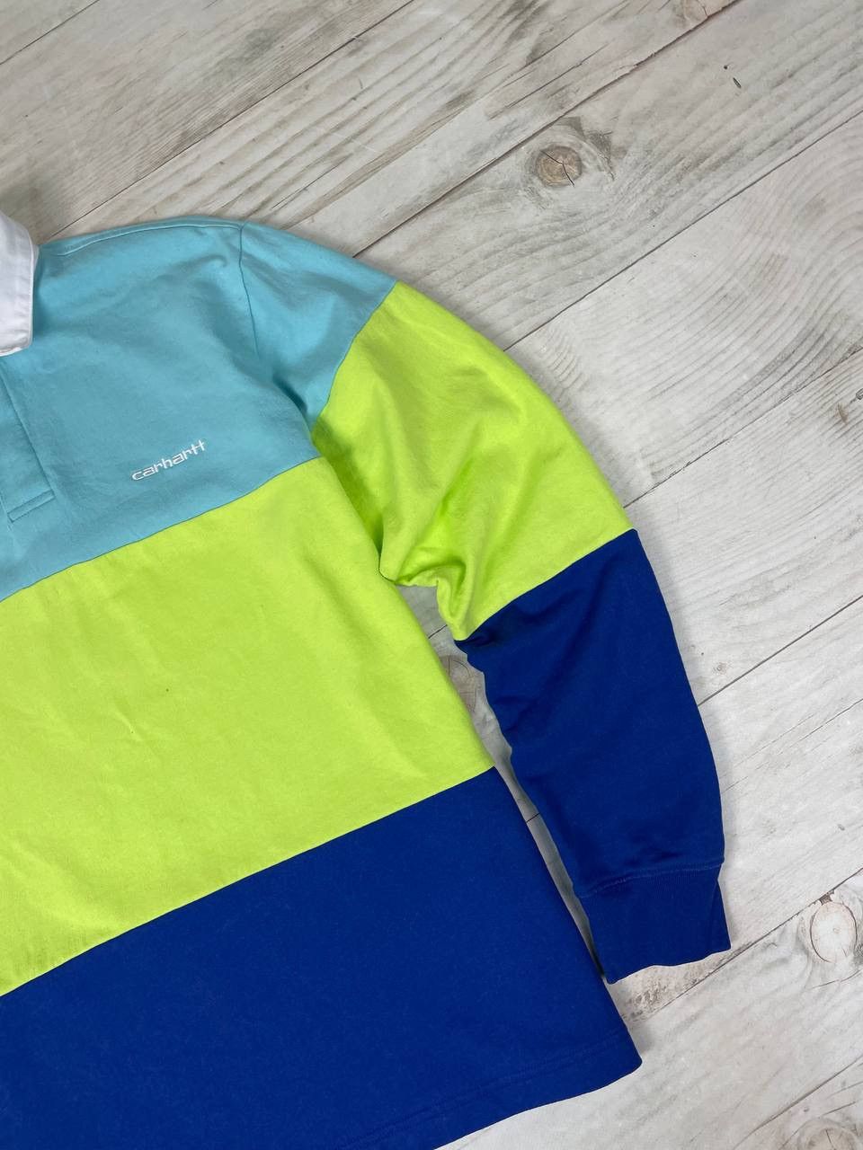 Carhartt Carhartt WIP Newport Rugby Long Sleeve Polo Shirt Striped Size US S / EU 44-46 / 1 - 5 Thumbnail