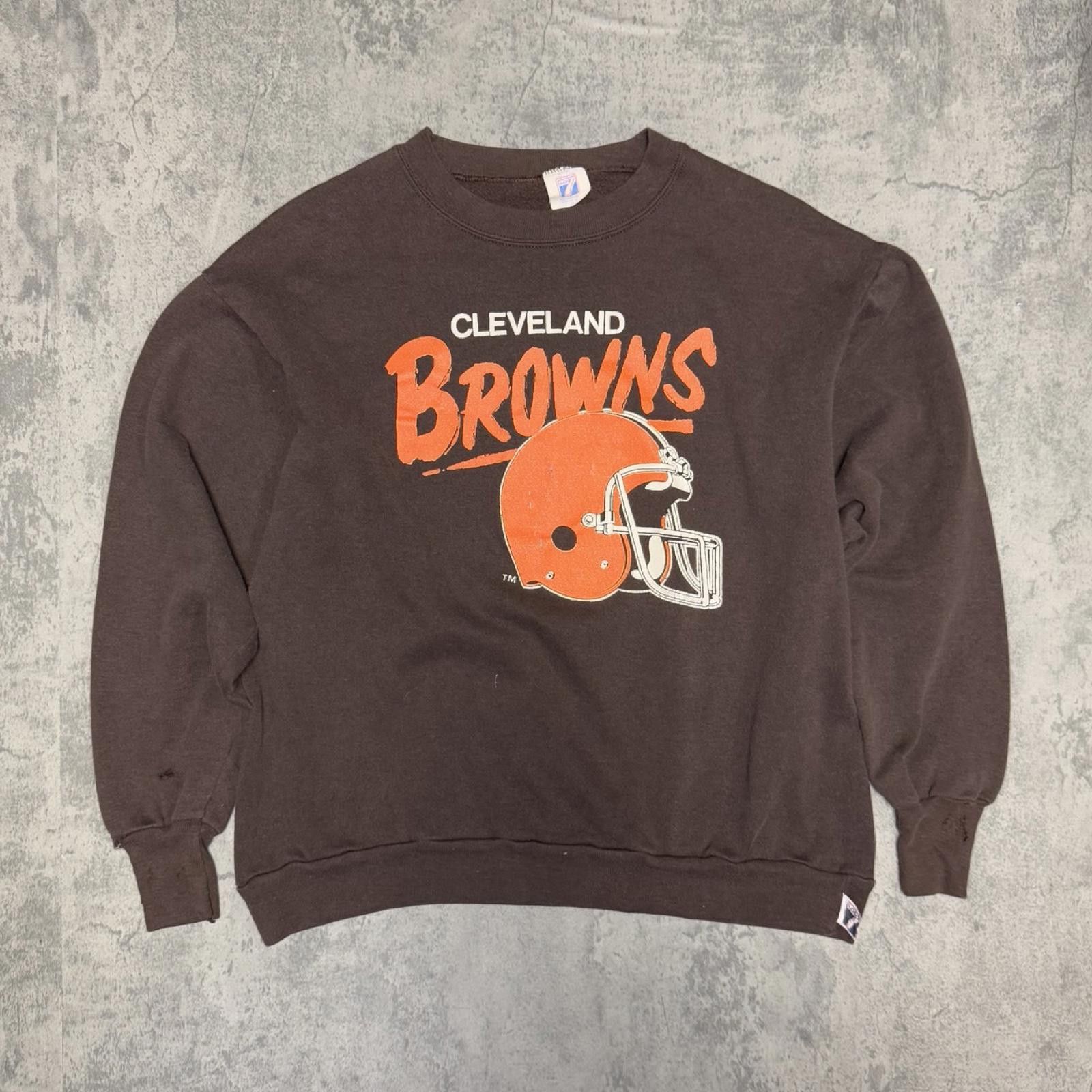 Logo 7 90s Cleveland Browns Crewneck — M — Size US M / EU 48-50 / 2 - 1 Thumbnail