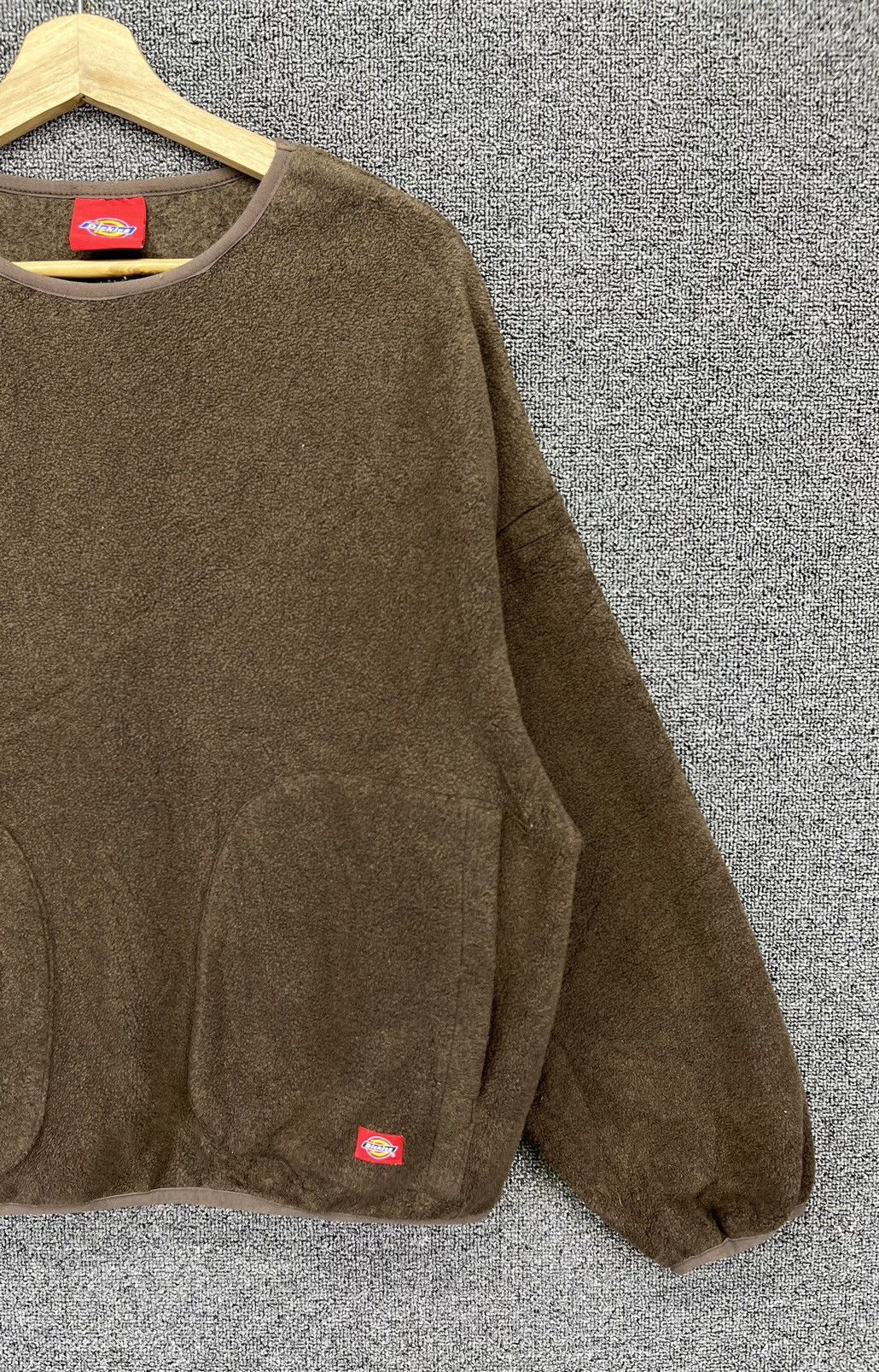 Dickies Dickies Brown Fleece Sweatshirts Size L / US 10 / IT 46 - 4 Thumbnail