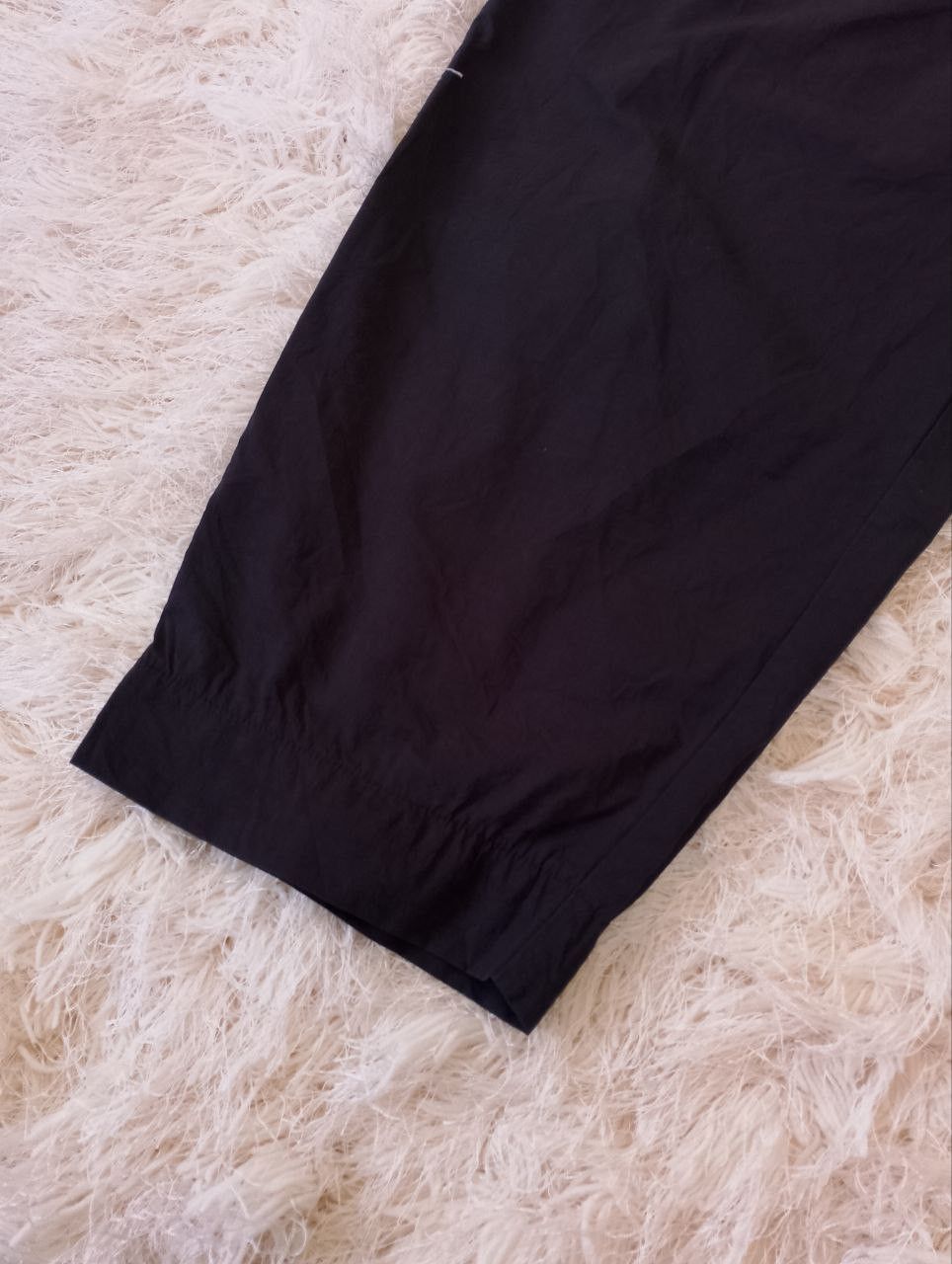 Japanese Brand ELLE Dark Blue Gold Outer Pocket Wide Pants Size 28" / US 6 / IT 42 - 6 Thumbnail