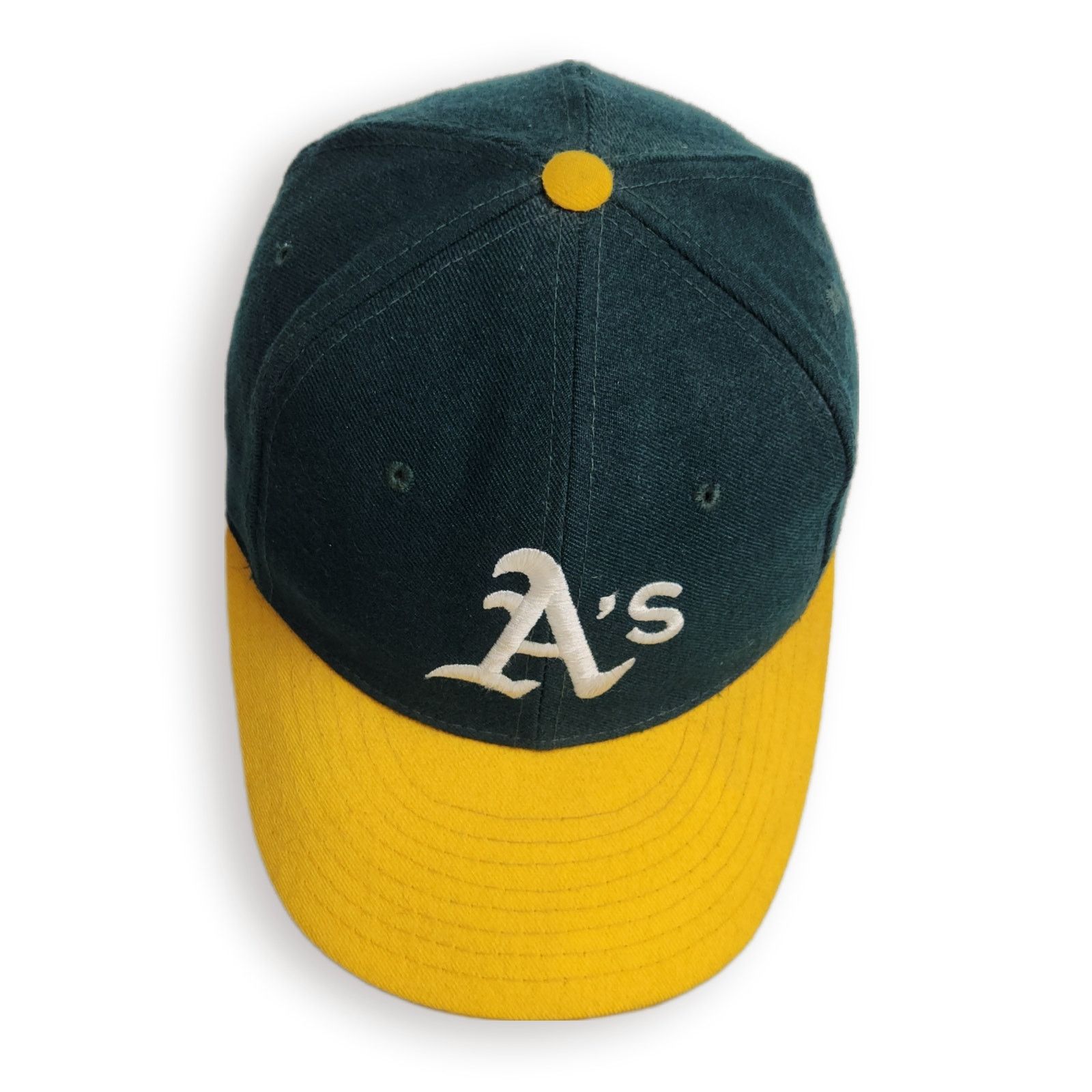 New Era Oakland A's New Era 59 Fifty Wool Baseball Hat Size 6 7/8 Size ONE SIZE - 1 Thumbnail