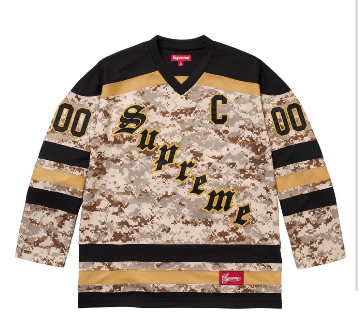 Supreme Supreme Fire & Ice Hockey Jersey Camo Size XL Size US XL / EU 56 / 4 - 4 Thumbnail