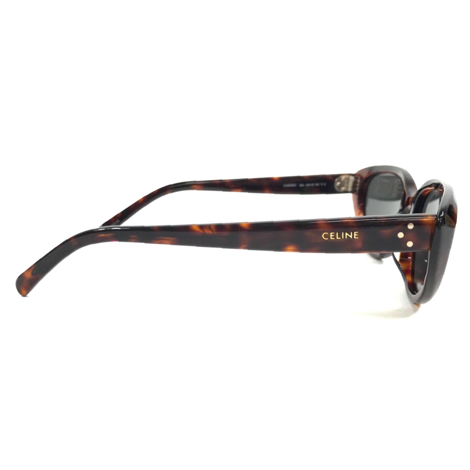 VINTAGE CELINE Designer Sunglasses Cat Eye Brown Tortoise Shell