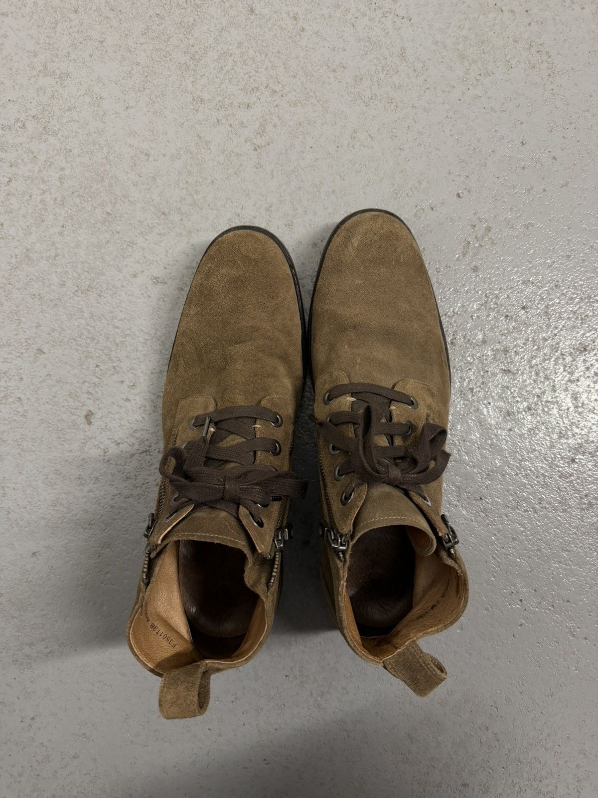John Varvatos John Varvatos Suede Front Double Zipped Boots Size US 10 / EU 43 - 10 Thumbnail