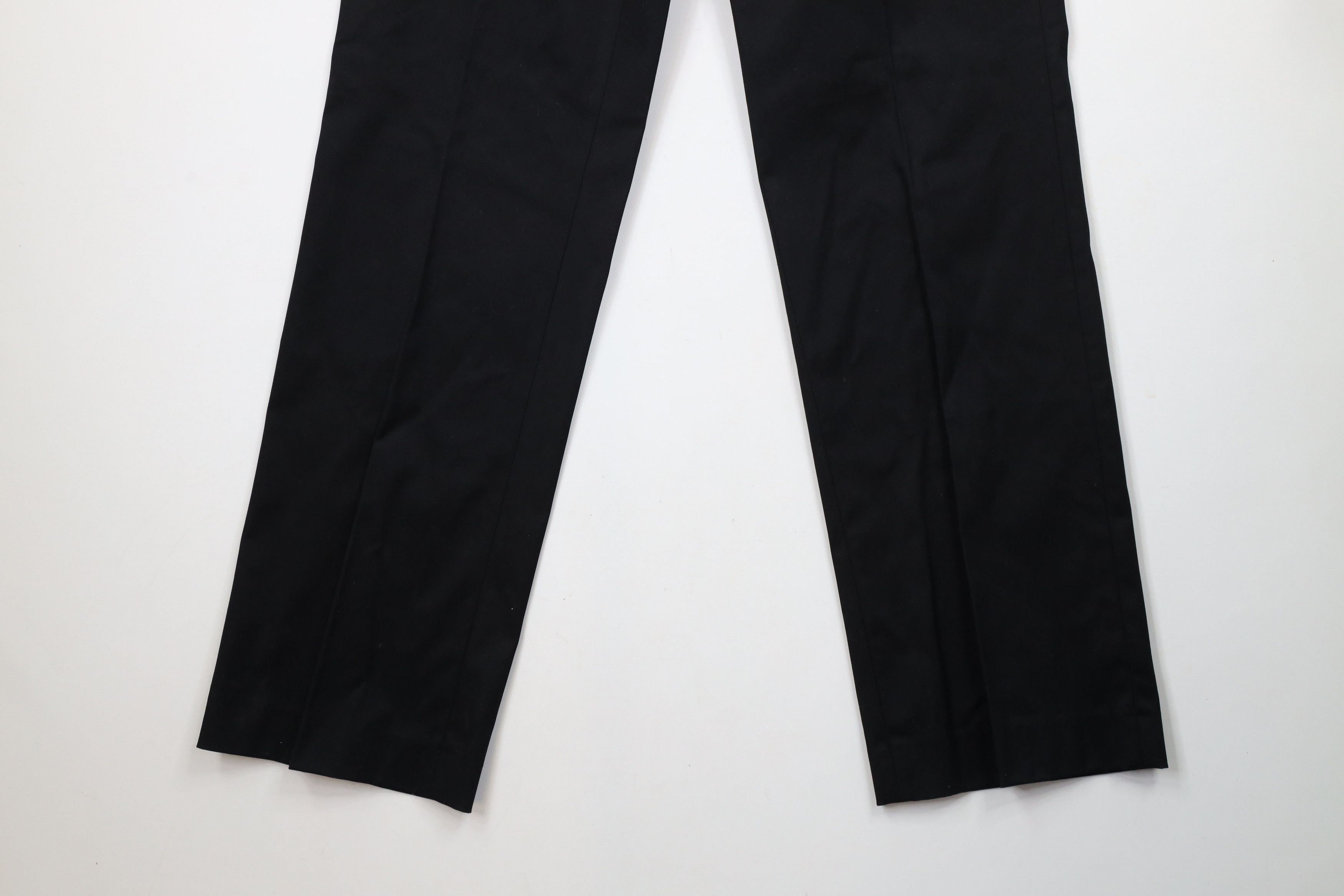 Express × Vintage New Express Modern Fit Flat Front Chino Pants Trousers Black Size US 31 - 4 Thumbnail
