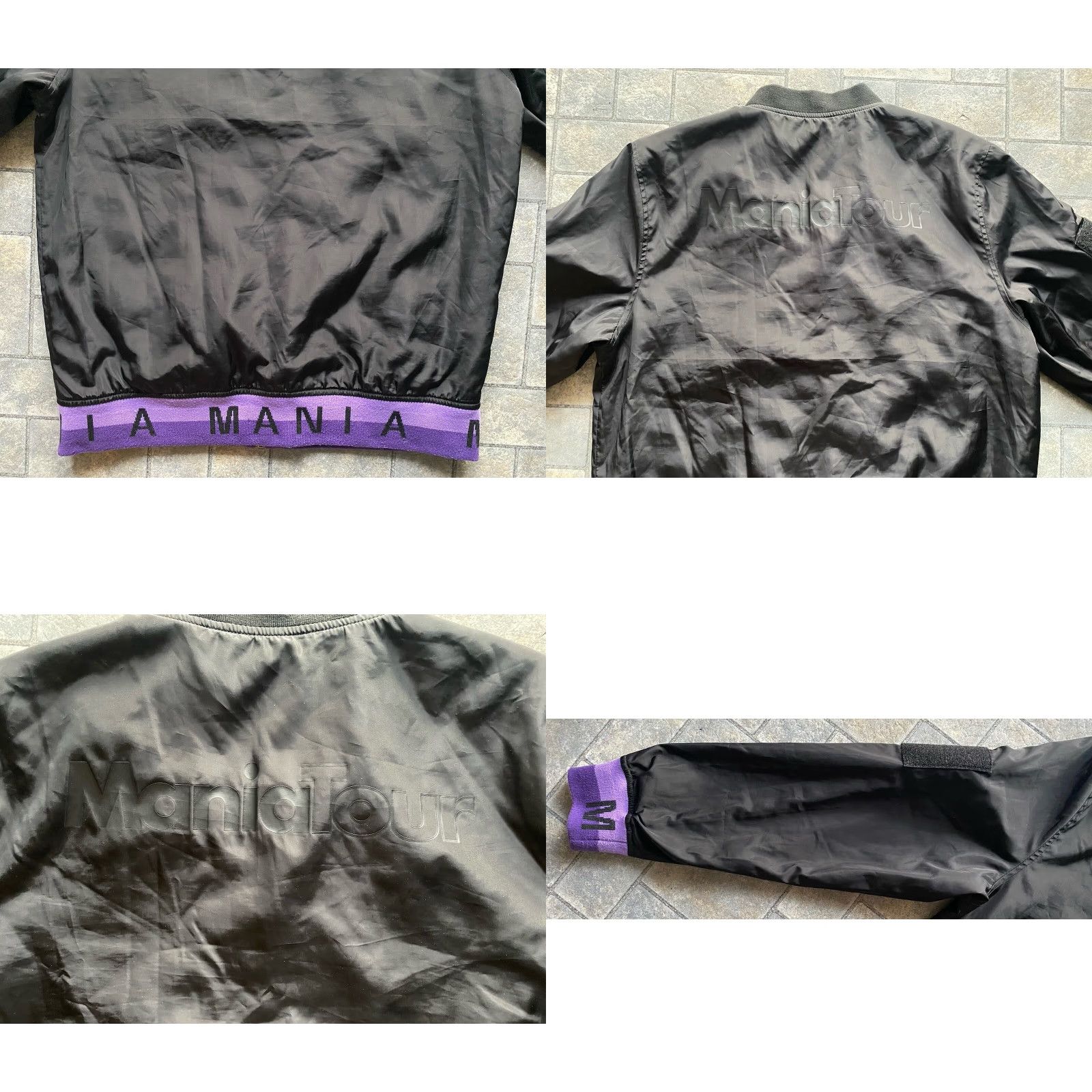 Vintage Fall Out Boy Mania Tour Jacket Men L Black Purple Zip Size US L / EU 52-54 / 3 - 9 Thumbnail