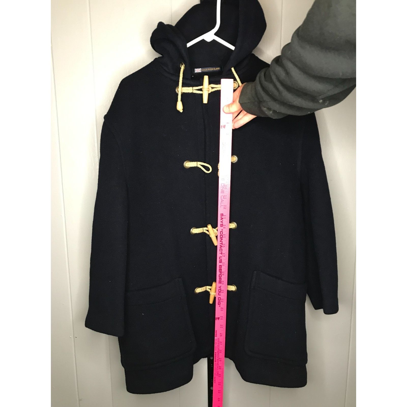 Gloverall VTG Gloverall Original English Duffle Coat Hooded Blue Toggl Size XL / US 12-14 / IT 48-50 - 10 Thumbnail