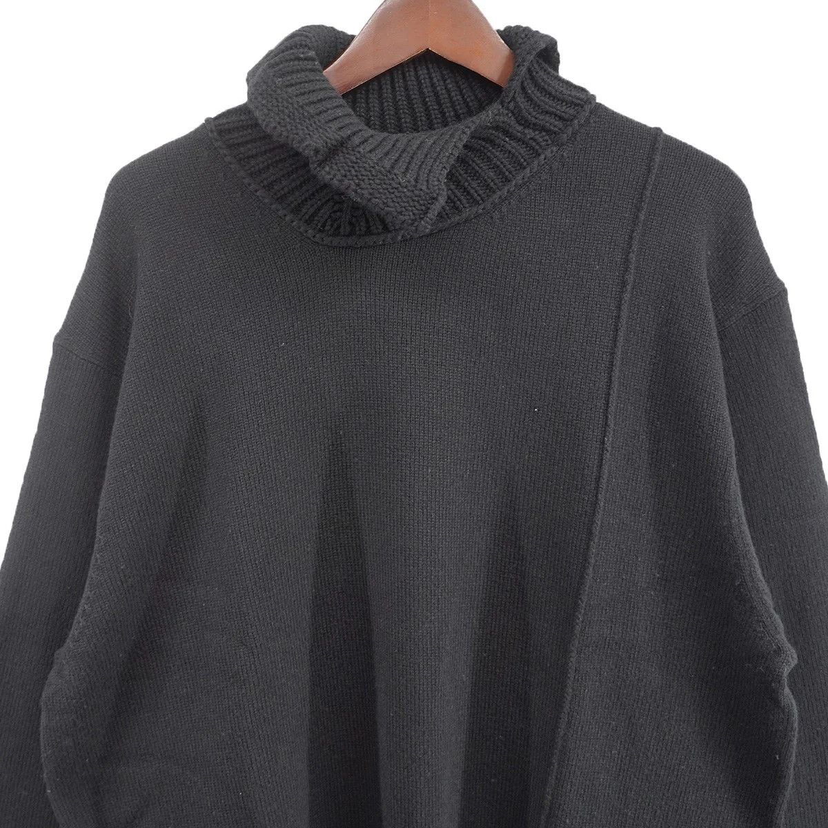 Yohji Yamamoto Yohji Yamamoto pour homme/ 24AW Deformed Turtle Knit Size US L / EU 52-54 / 3 - 3 Thumbnail