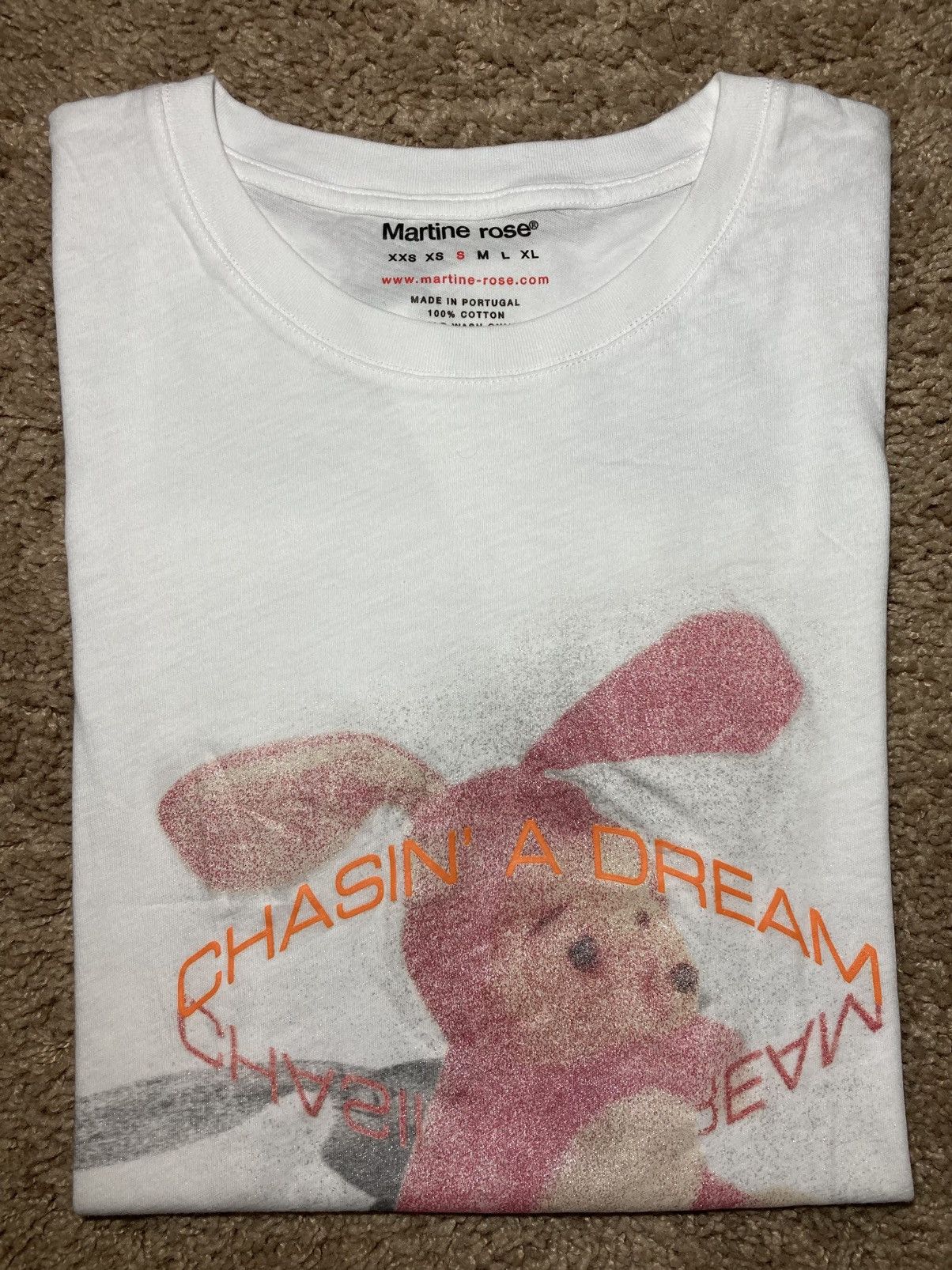 Martine Rose New SS24 Martine Rose Bunny Chasin A Dream Shrunken Glitter Size US S / EU 44-46 / 1 - 1 Thumbnail