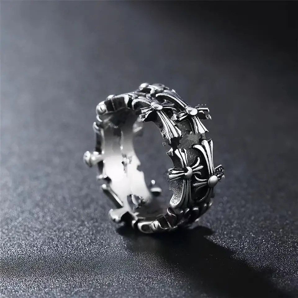 Jewelry × Vintage Vintage Stainless Steel Biker Ring Size ONE SIZE - 5 Thumbnail