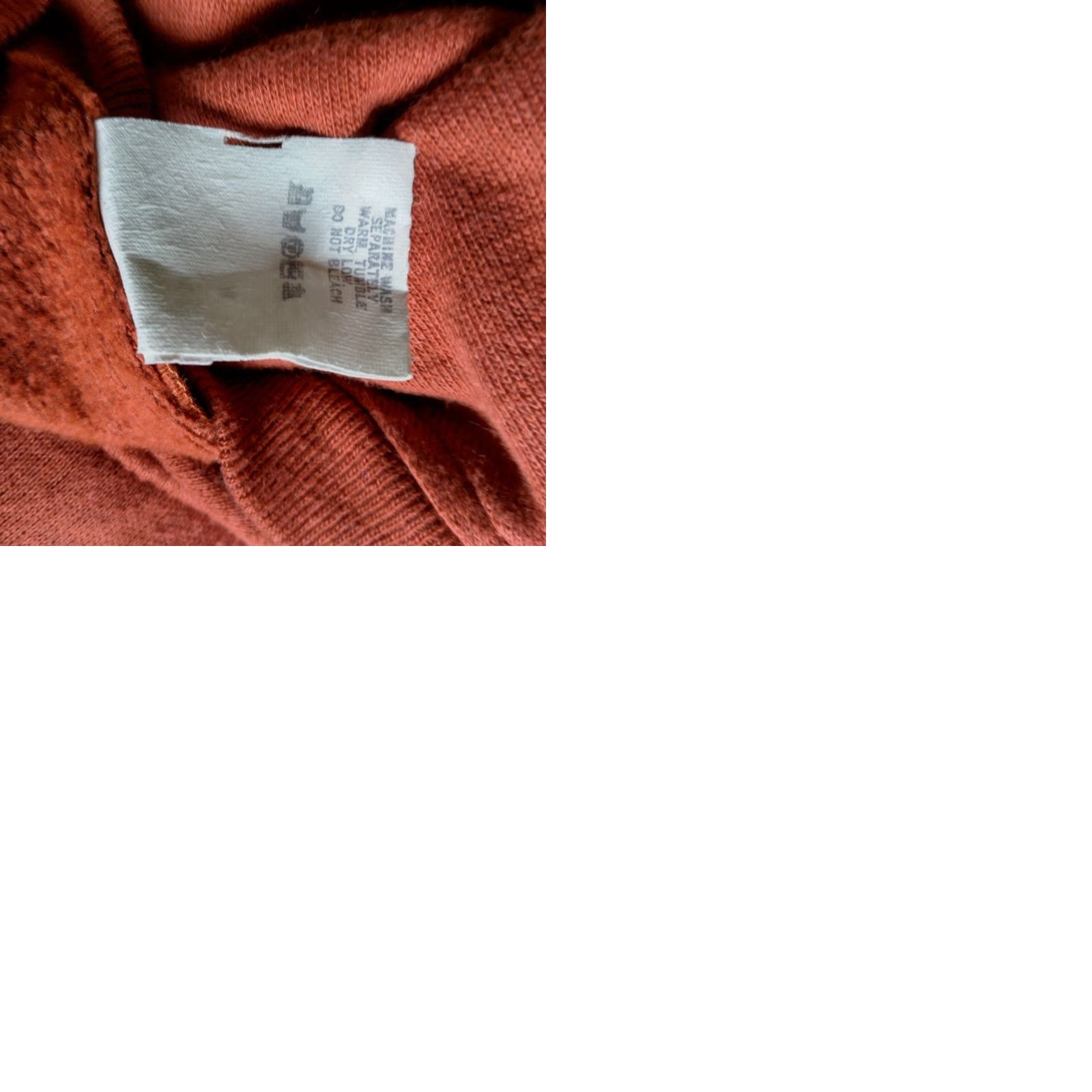 Rusty VINTAGE Sweatshirt Vest Men Medium Rust Orange Cardigan Snap Up Pocket Knit Sleeveless Size US M / EU 48-50 / 2 - 9 Thumbnail