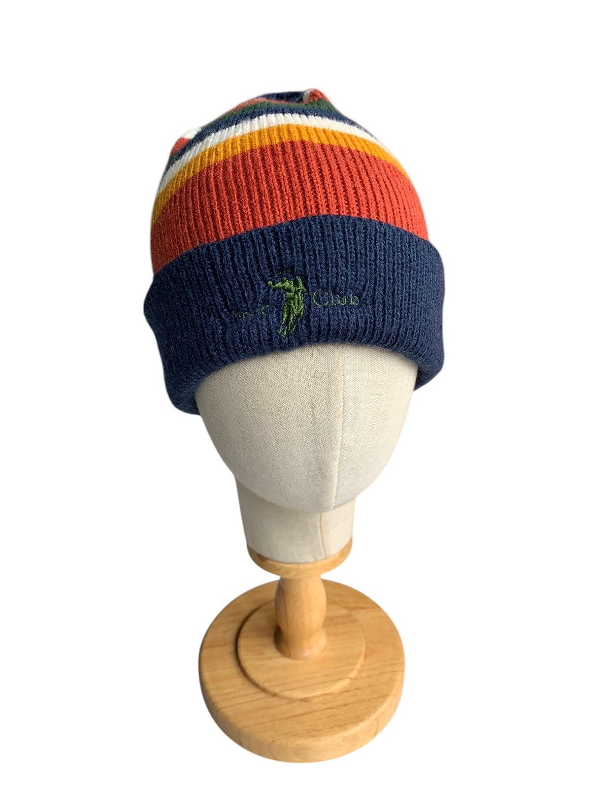 Japanese Brand × Polo Ralph Lauren × Vintage Polo Club Rare Design Winter Sessions Streetwear Beanie Hats Size ONE SIZE - 2 Thumbnail