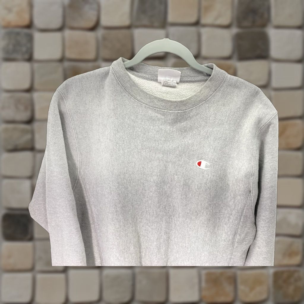 Champion VINTAGE Champion Reverse Weave Sweatshirt Men S Gray Long Sleeve Pullover VTG Size US S / EU 44-46 / 1 - 1 Thumbnail