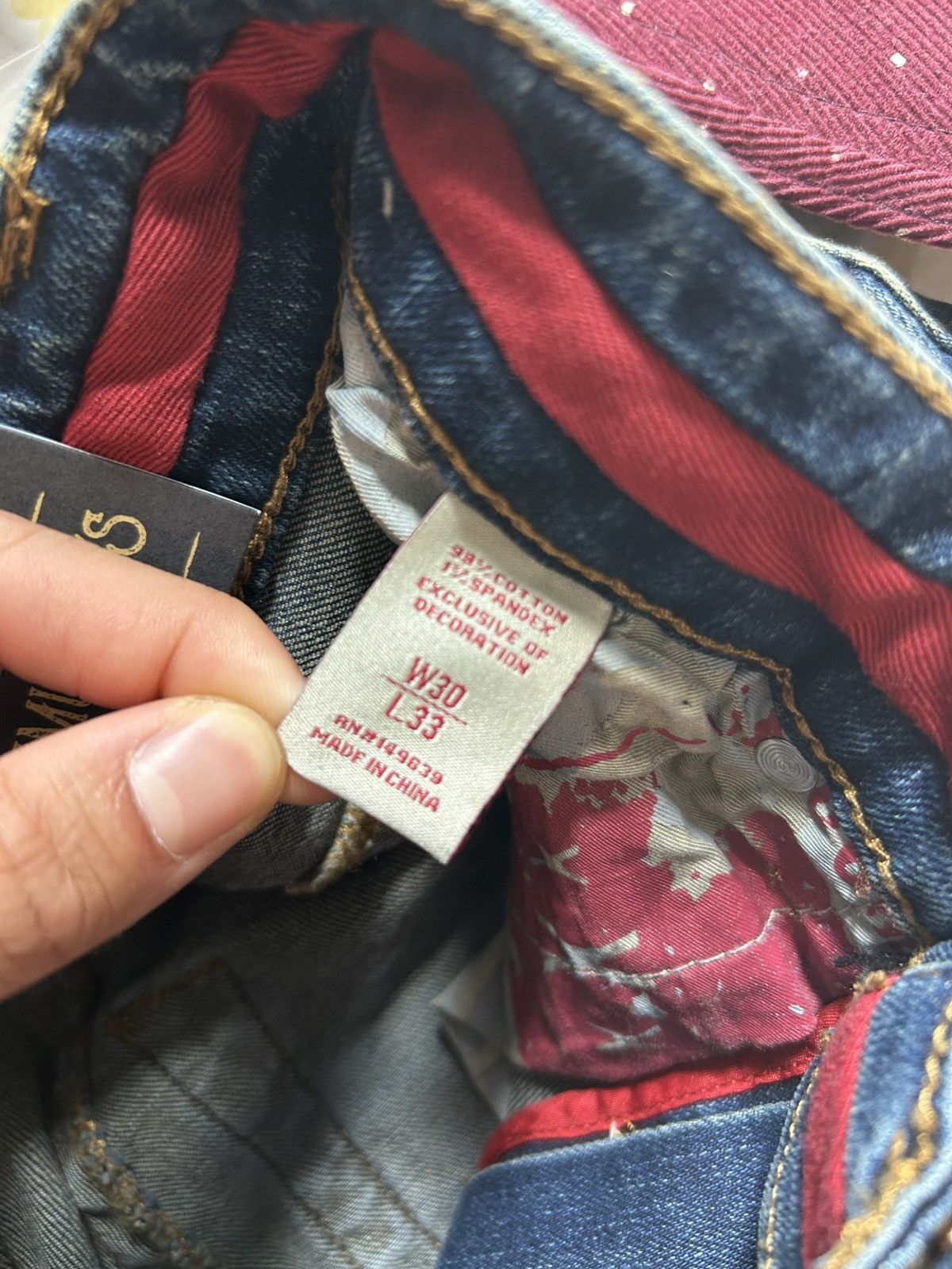 Fashion Nova Smugglers Moon Denim Jeans Size US 30 / EU 46 - 7 Thumbnail