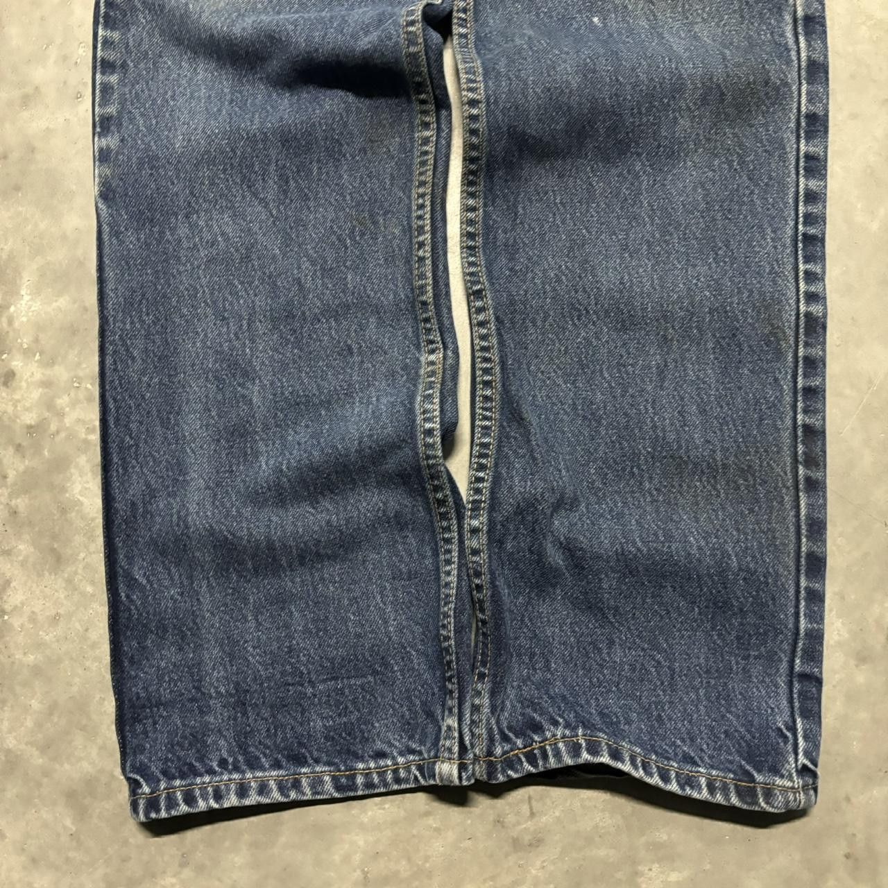 Japanese Brand × Vintage Crazy Vintage Y2K/2000s Grunge Dark Wash Denim Jeans! Size US 30 / EU 46 - 6 Thumbnail
