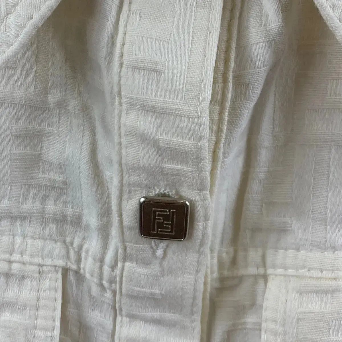 Fendi Vintage FENDI JEANS ZUCCA Monogram Made In Italy Vest Size XS / US 0-2 / IT 36-38 - 6 Thumbnail