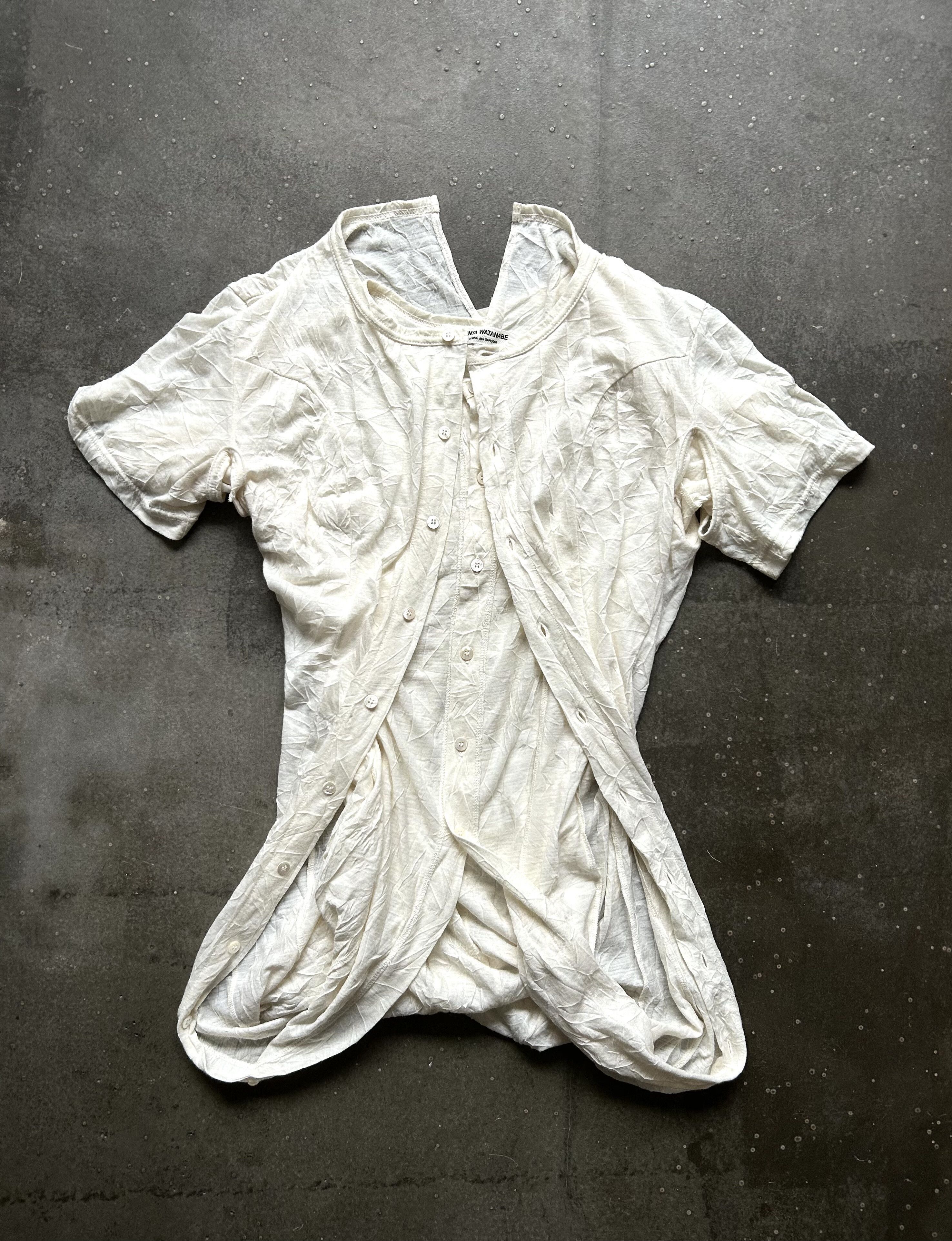 Junya Watanabe Junya Watanabe AD2007 Nested Deconstructed Pleated Top Size US M / EU 48-50 / 2 - 1 Thumbnail