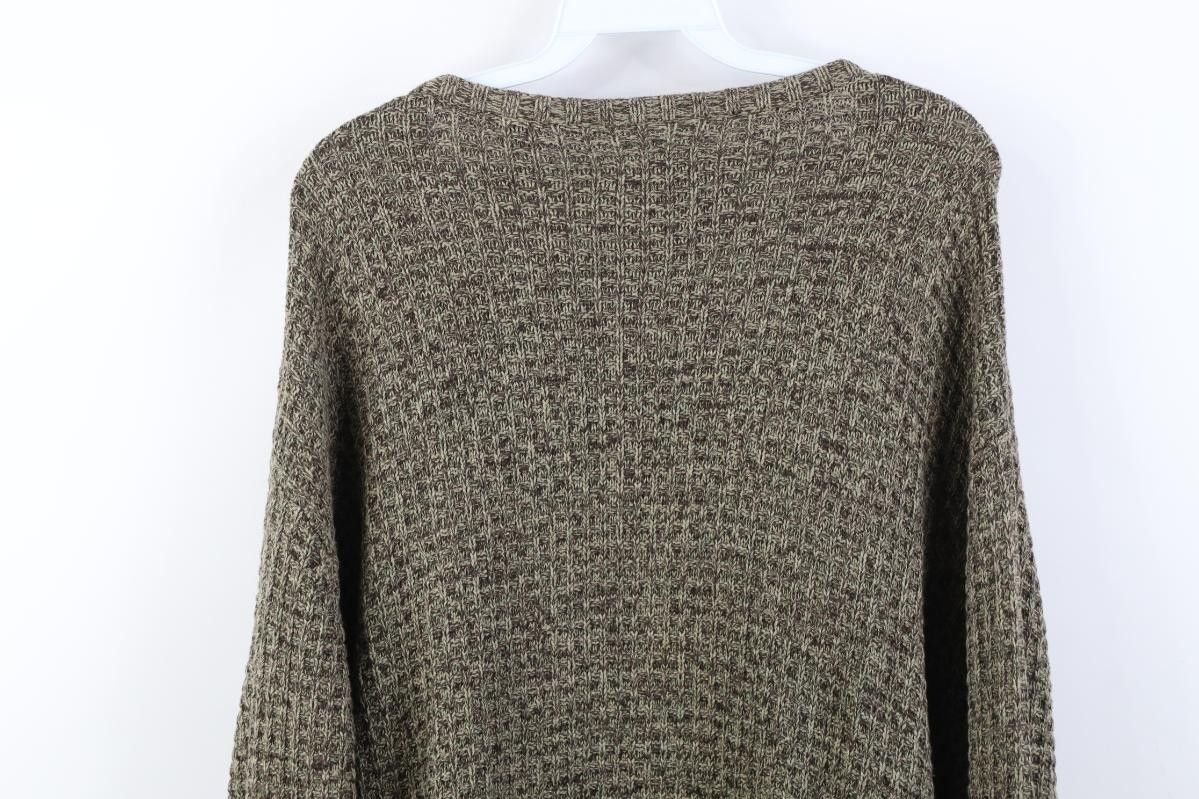 Vintage Vintage 90s Streetwear Thermal Ribbed Knit Crewneck Sweater Size US XXL / EU 58 / 5 - 8 Thumbnail