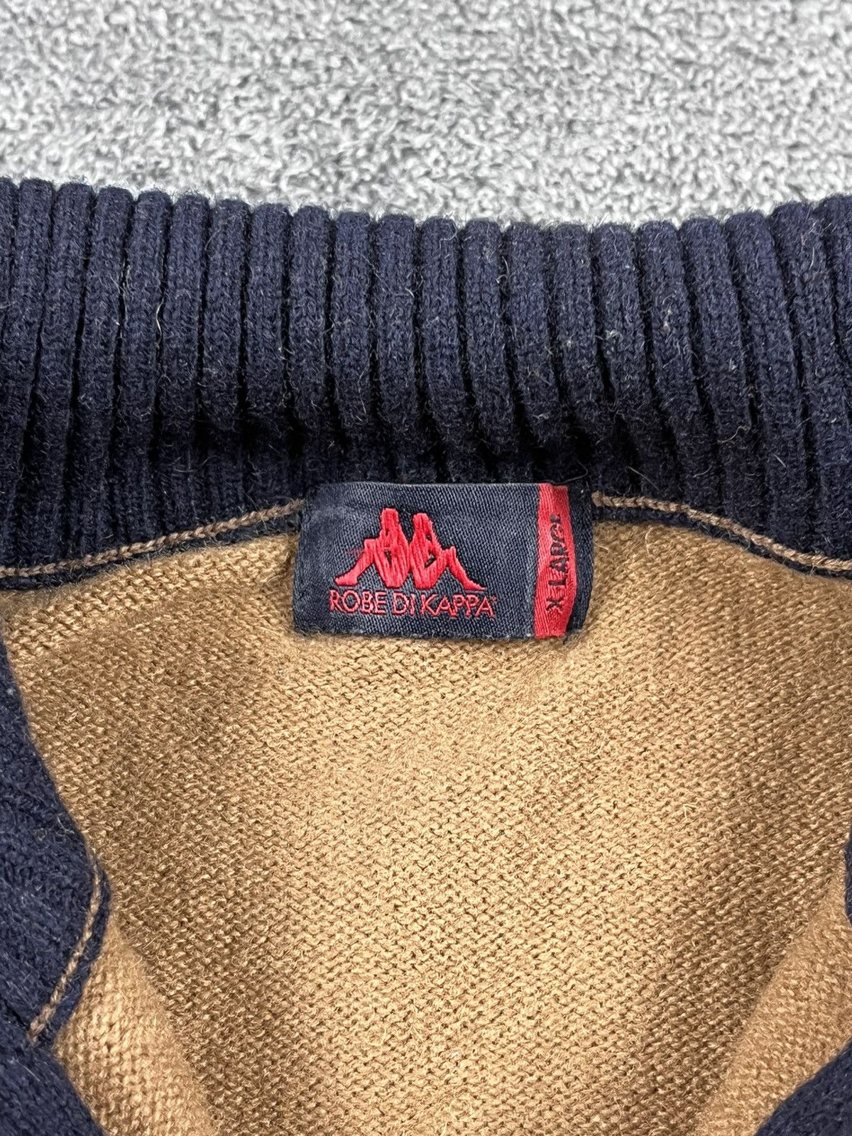 Kappa Vintage Kappa Zip Up Wool Sweater Pullover Jumper Old Money Size US XL / EU 56 / 4 - 5 Thumbnail